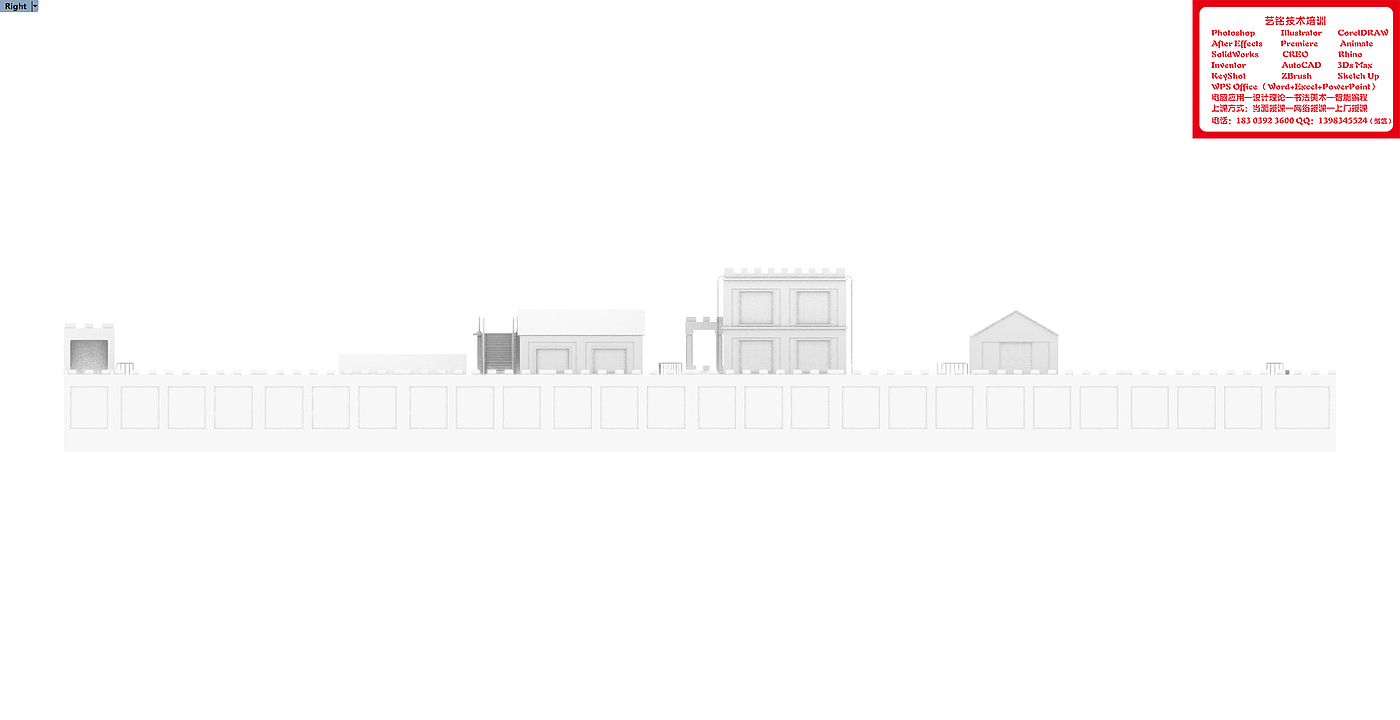 Central Axis Symmetrical Building Group，