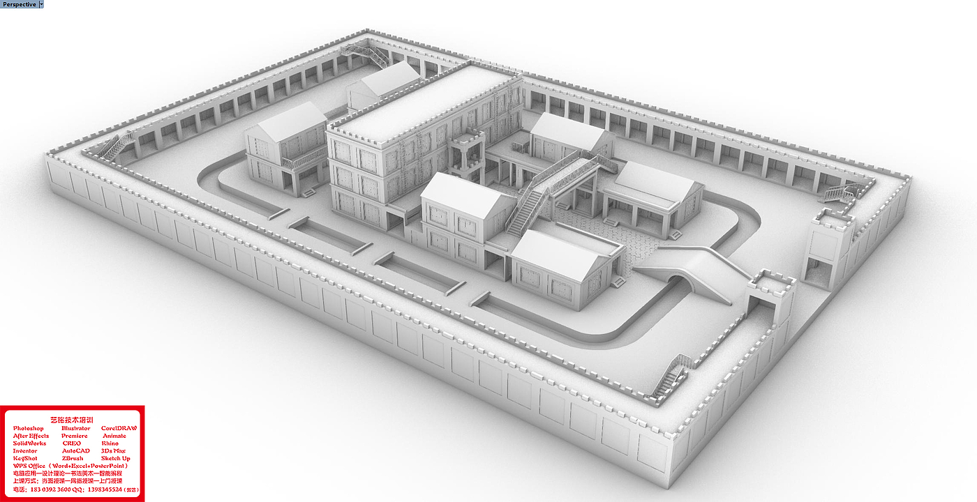 Central Axis Symmetrical Building Group，