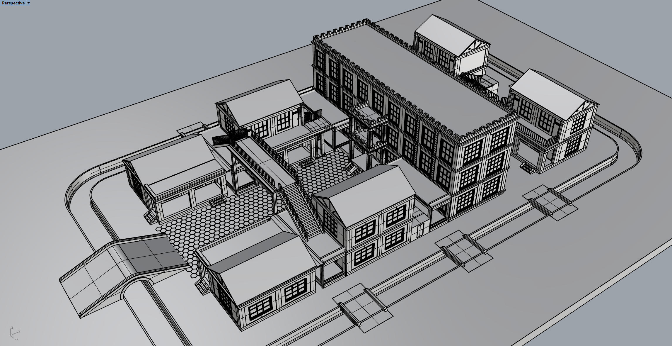 Central Axis Symmetrical Building Group,