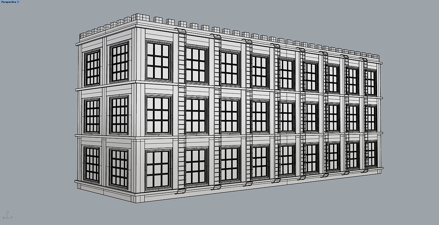 Central Axis Symmetrical Building Group，