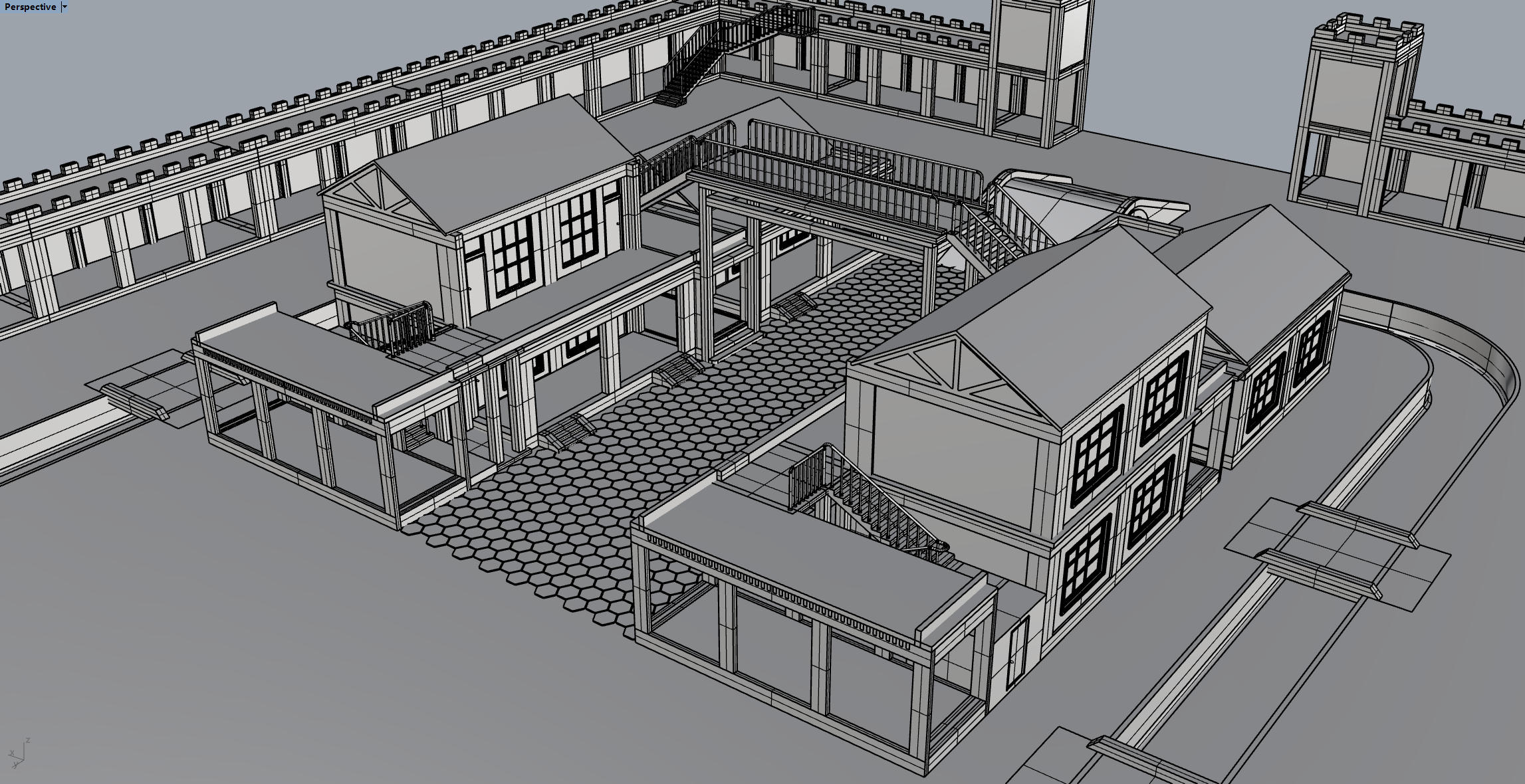 Central Axis Symmetrical Building Group,