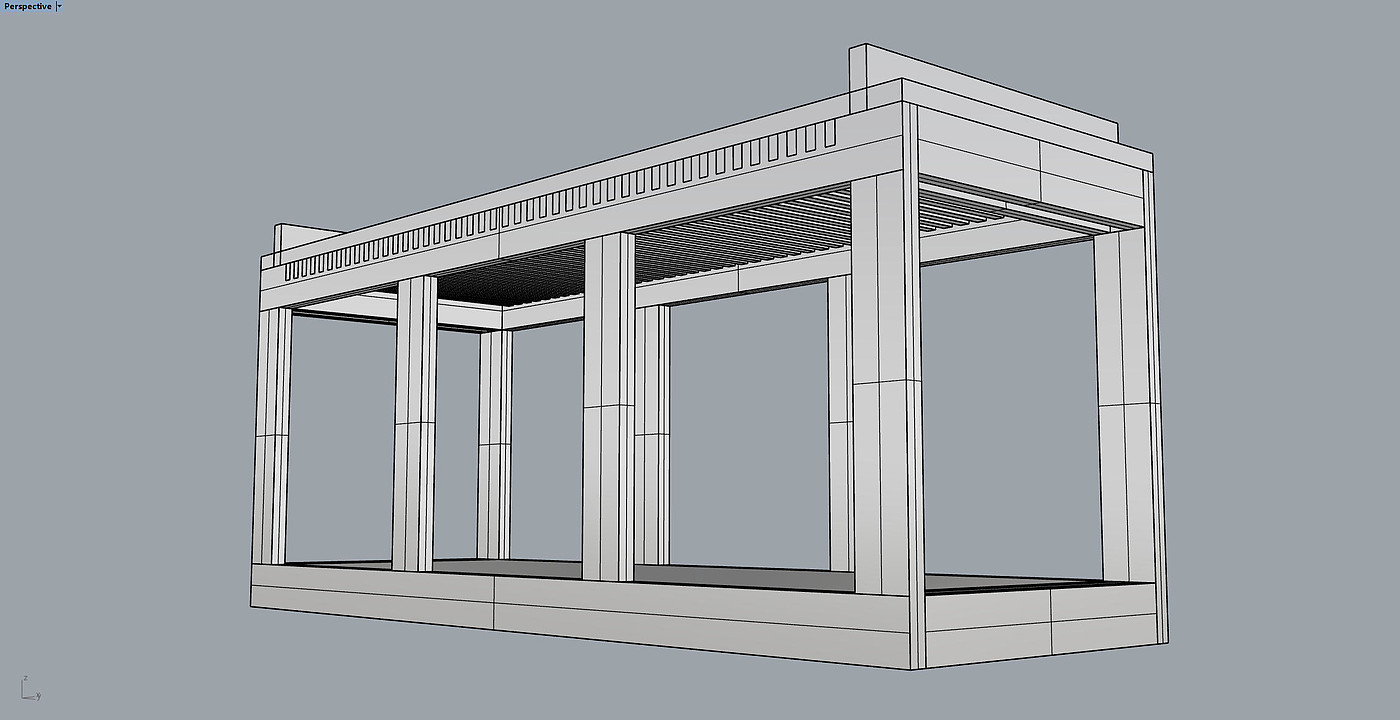 Central Axis Symmetrical Building Group，