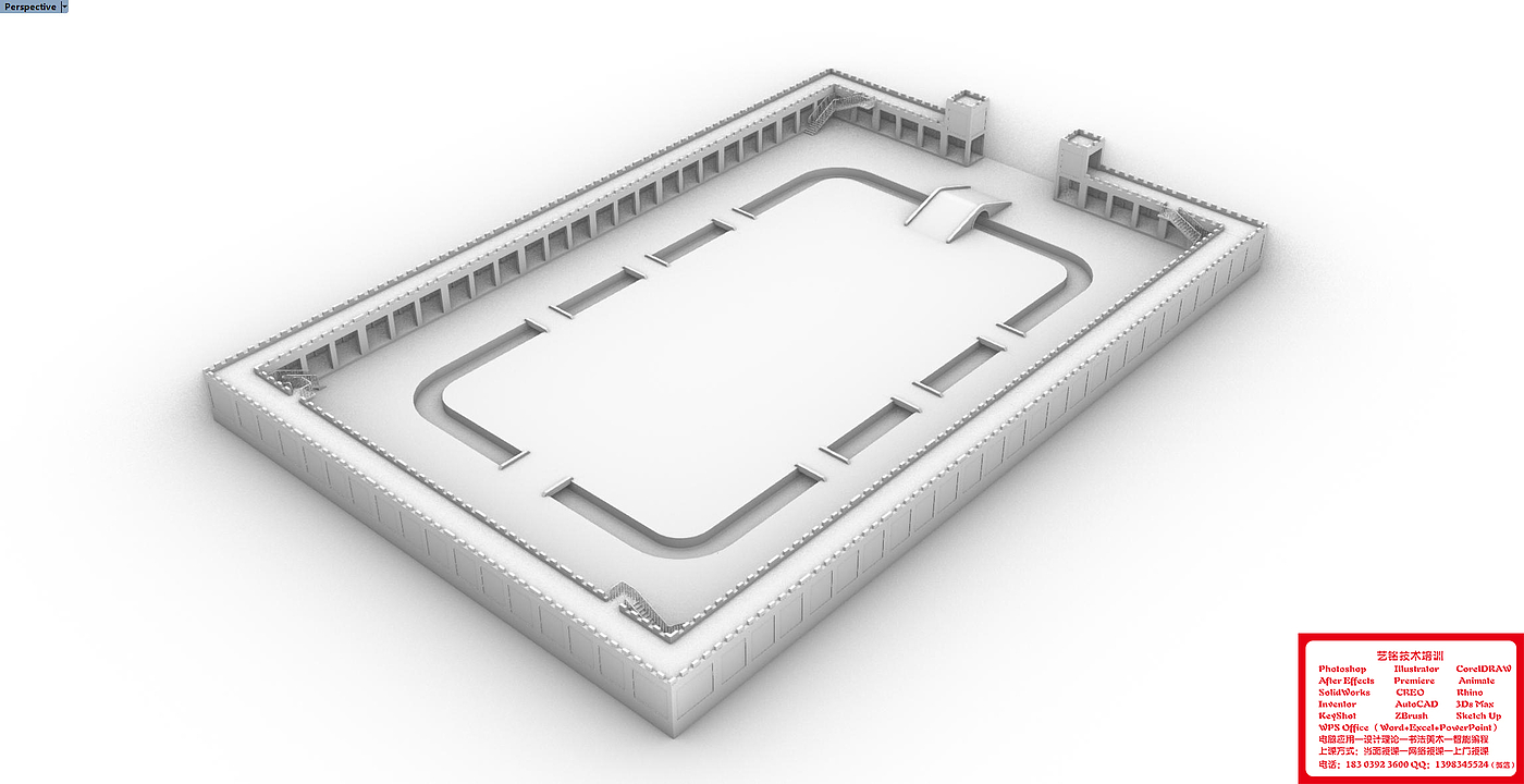 Central Axis Symmetrical Building Group，