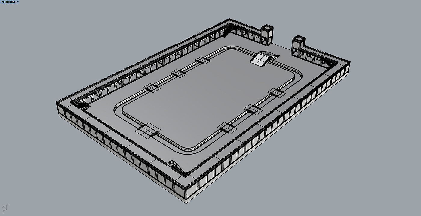 Central Axis Symmetrical Building Group，