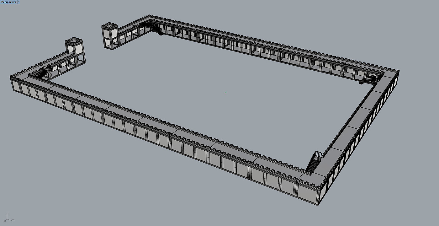 Central Axis Symmetrical Building Group，
