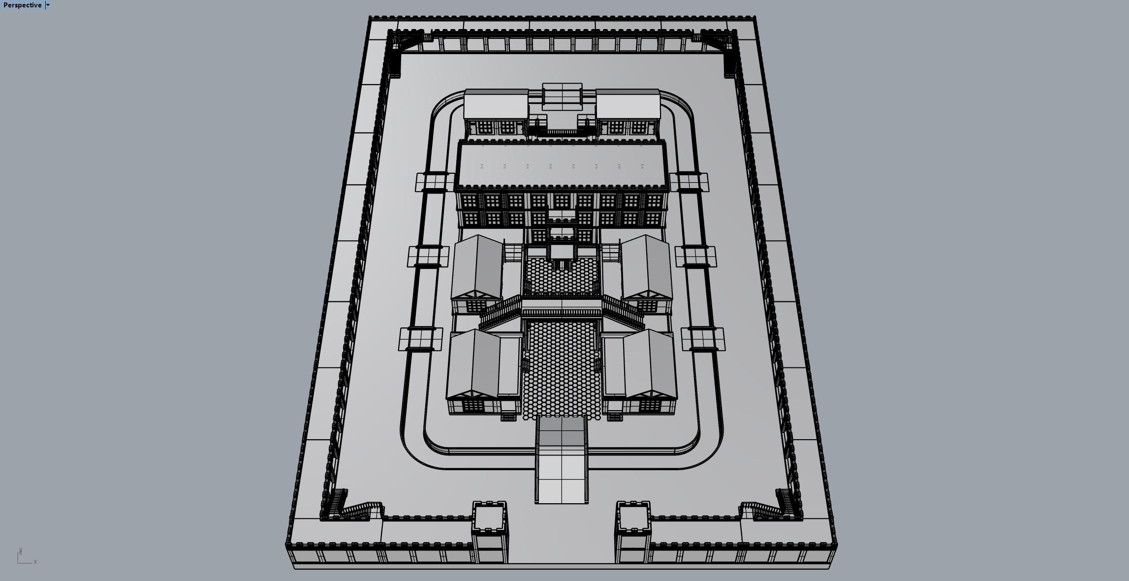 Central Axis Symmetrical Building Group,