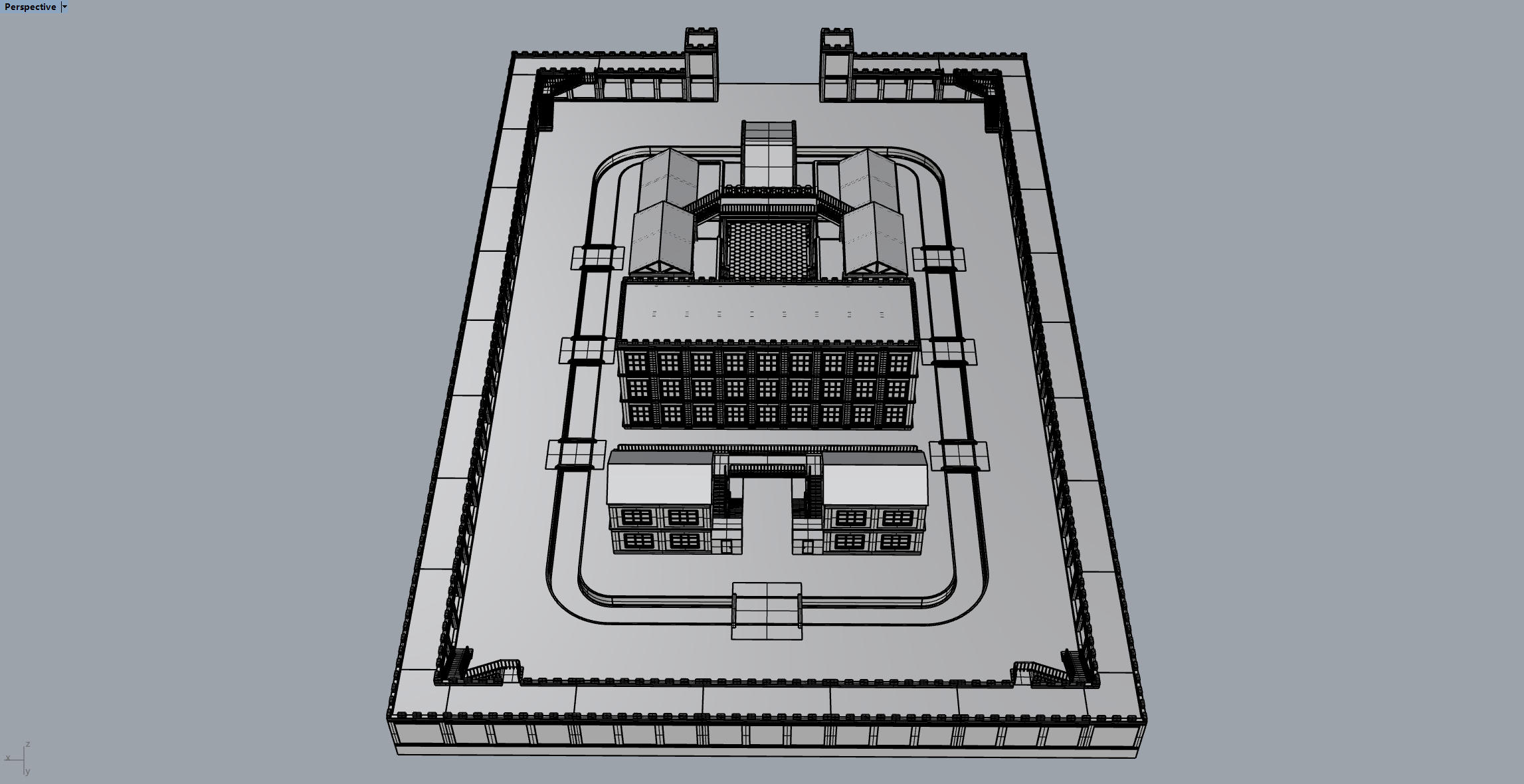 Central Axis Symmetrical Building Group,