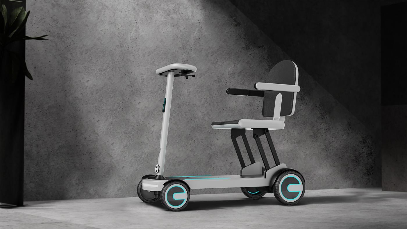 Scooter，trigger the economy，Transportation tools，Elderly scooter，