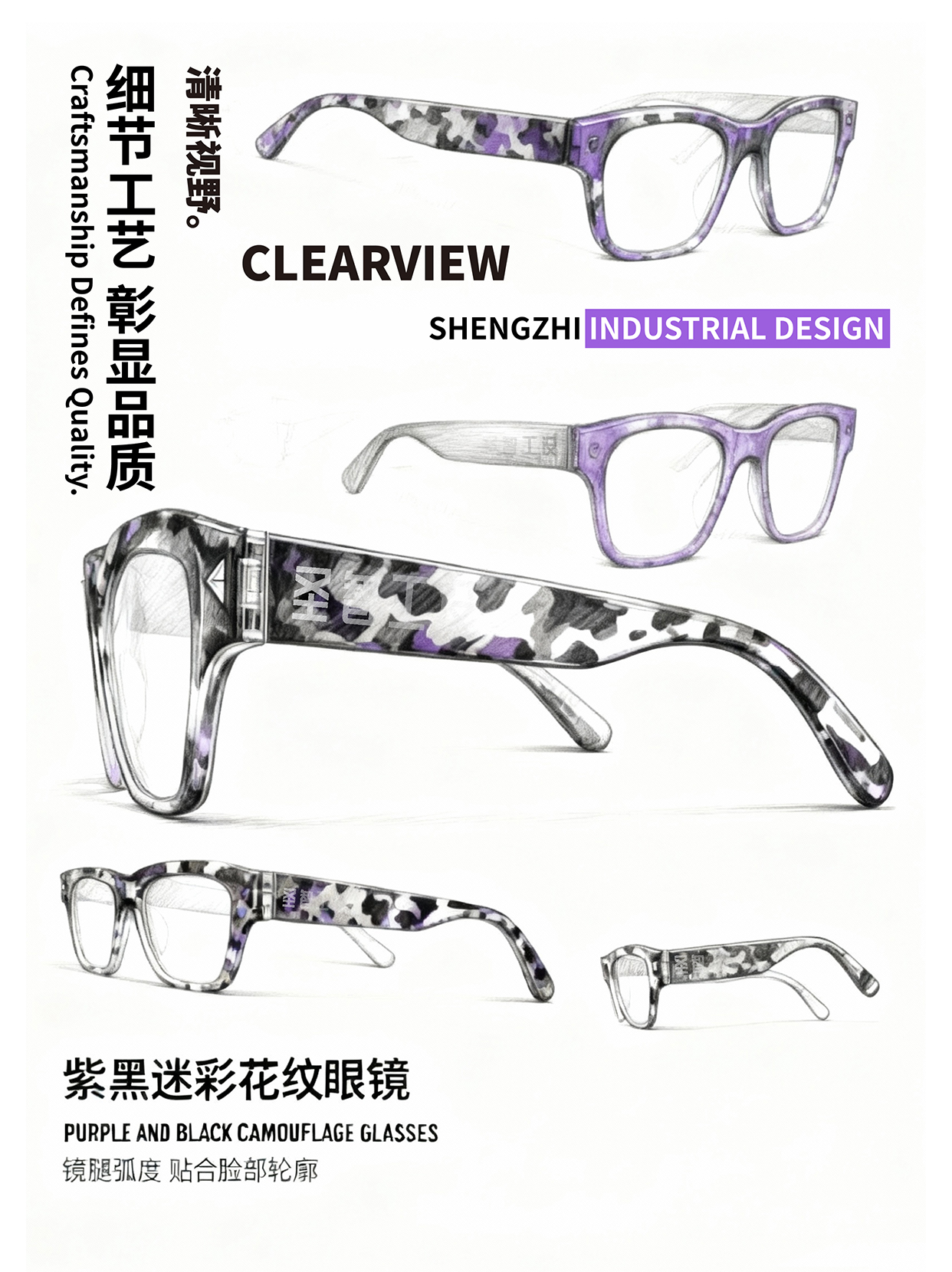 industrial design，Appearance design，Spectacle frame，