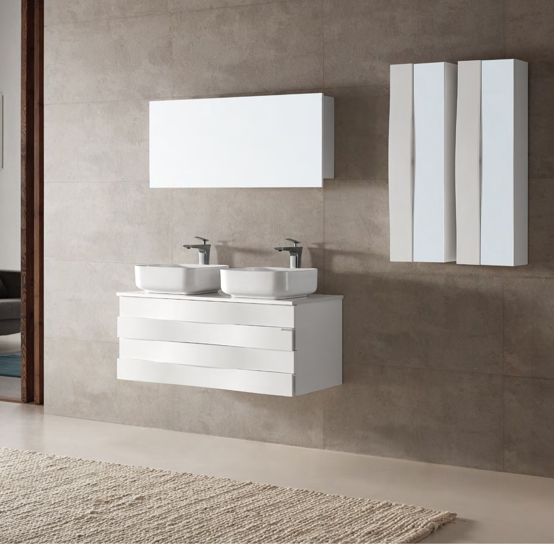 Bathroom cabinet design,Home design,product design,Minimalist bathroom cabinet,Italian original design,
