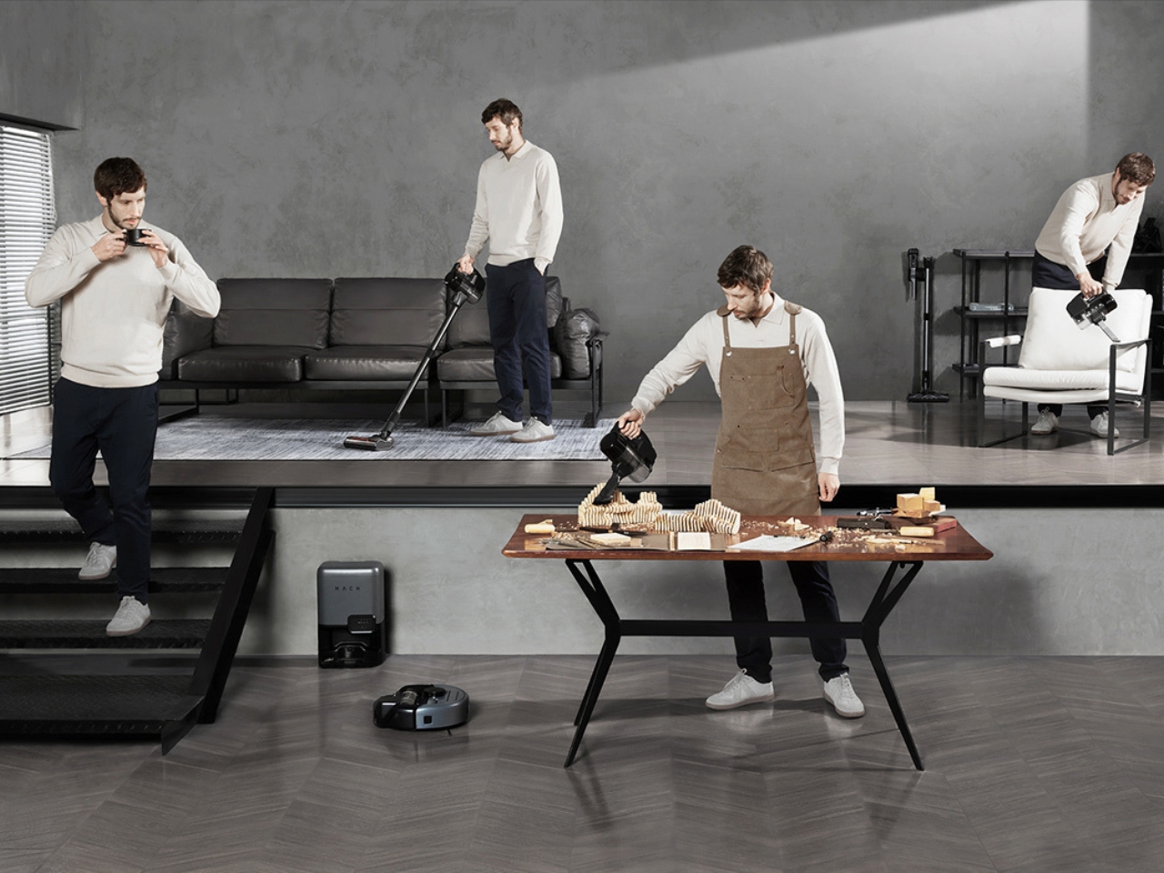 Vacuum cleaner，two-in-one，Mach-E20，Modular cleaning，Wireless Handheld，