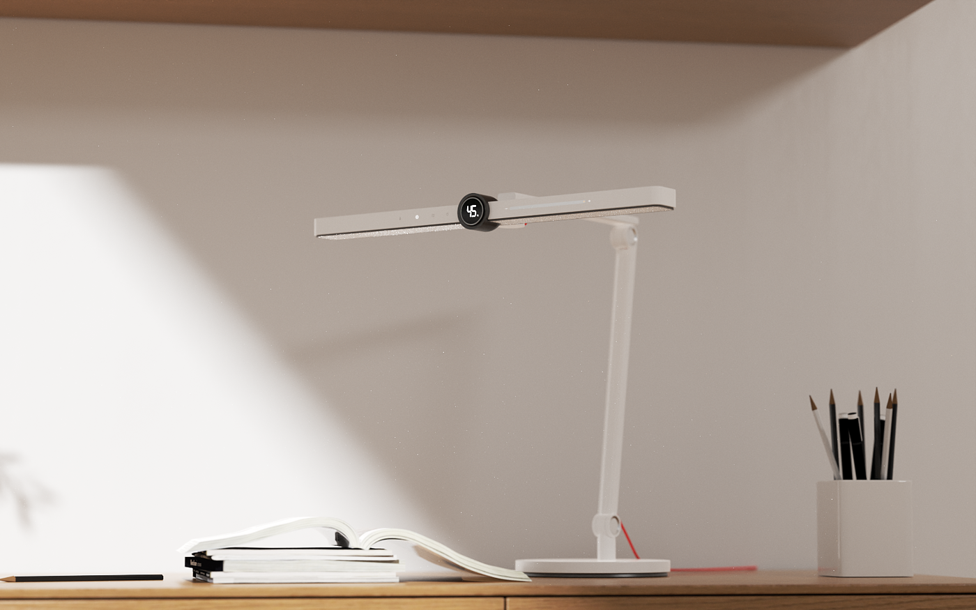 Desk lamp，intelligence，interactive，