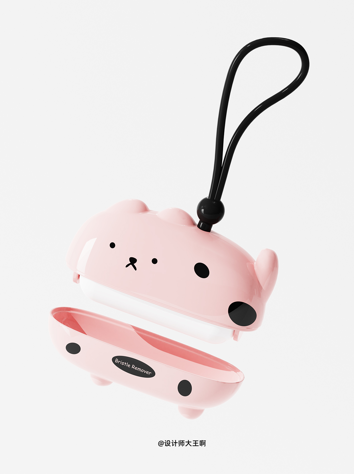 Home design，Design of hair gluer，product design，Bionics Design ，Creative design，Commodity Design，Design of portable hair sticking device，Creative design，