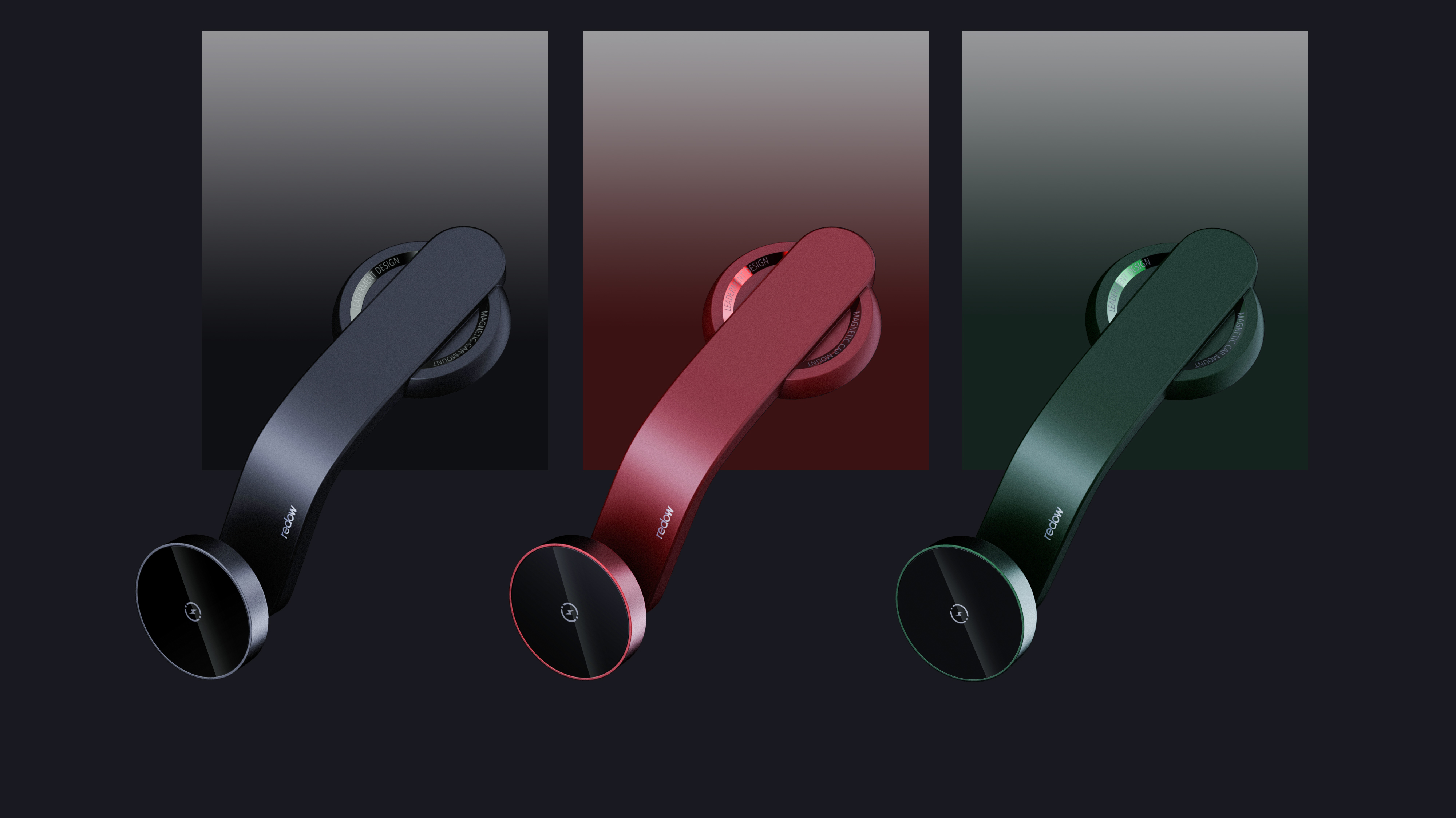 Magnetic suction support，Vehicle mount ，Magnetic suction vehicle support，product design，