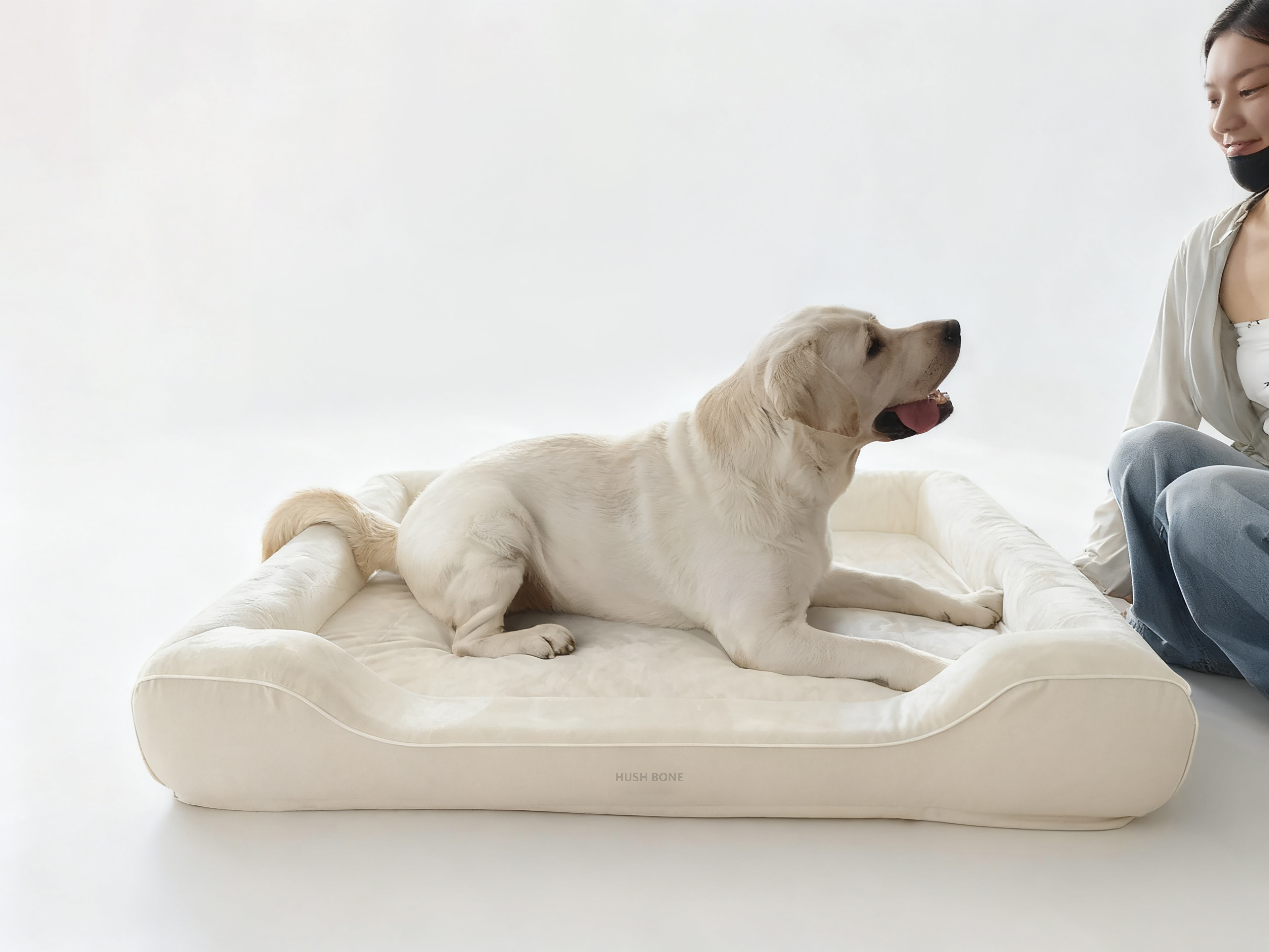 dog sofa, kennel, dog bed, bone shaped dog bed, pet supplies，