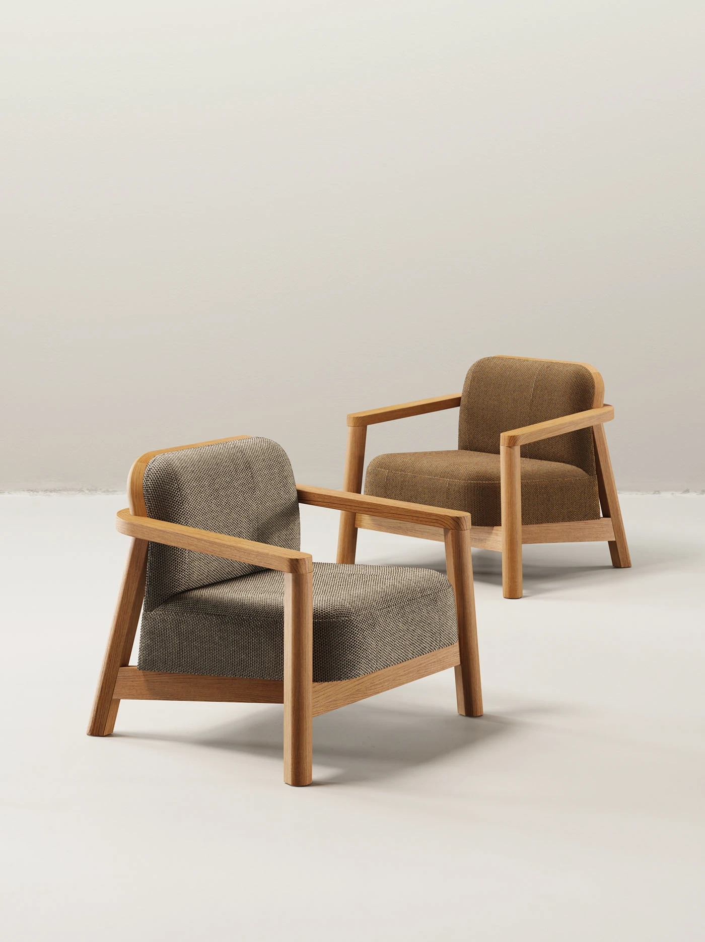 Modern Interior Design，Personalized Materials，Ergonomics，Akela，Armchair，