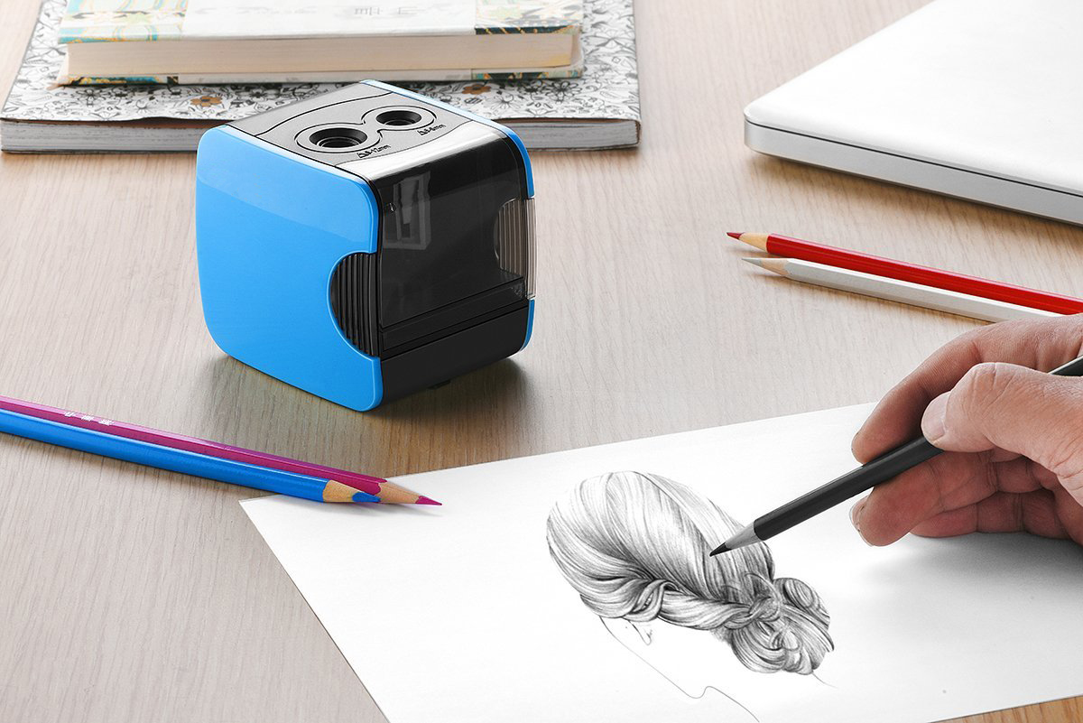 Electric pencil sharpener (square),
