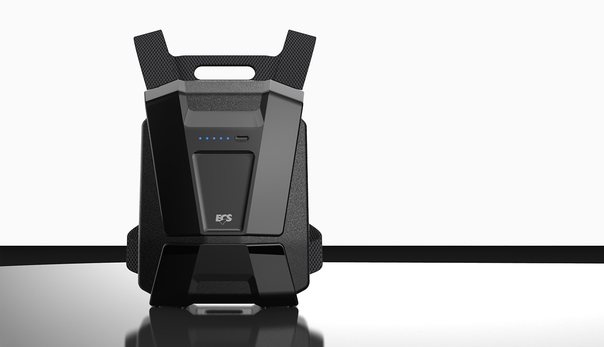 conceptual design，Computer Backpack，knapsack，virtual reality，