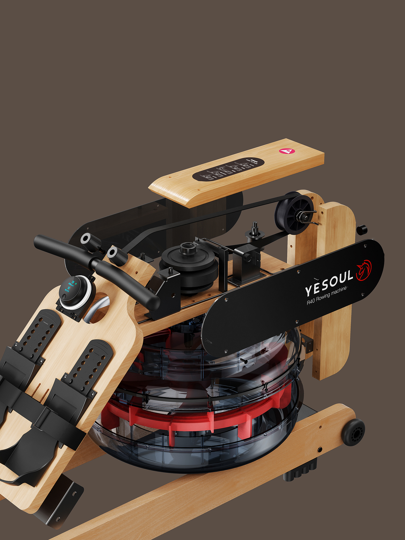 rowing machines, fitness equipment, water resistance rowing machines, adjustable resistance，