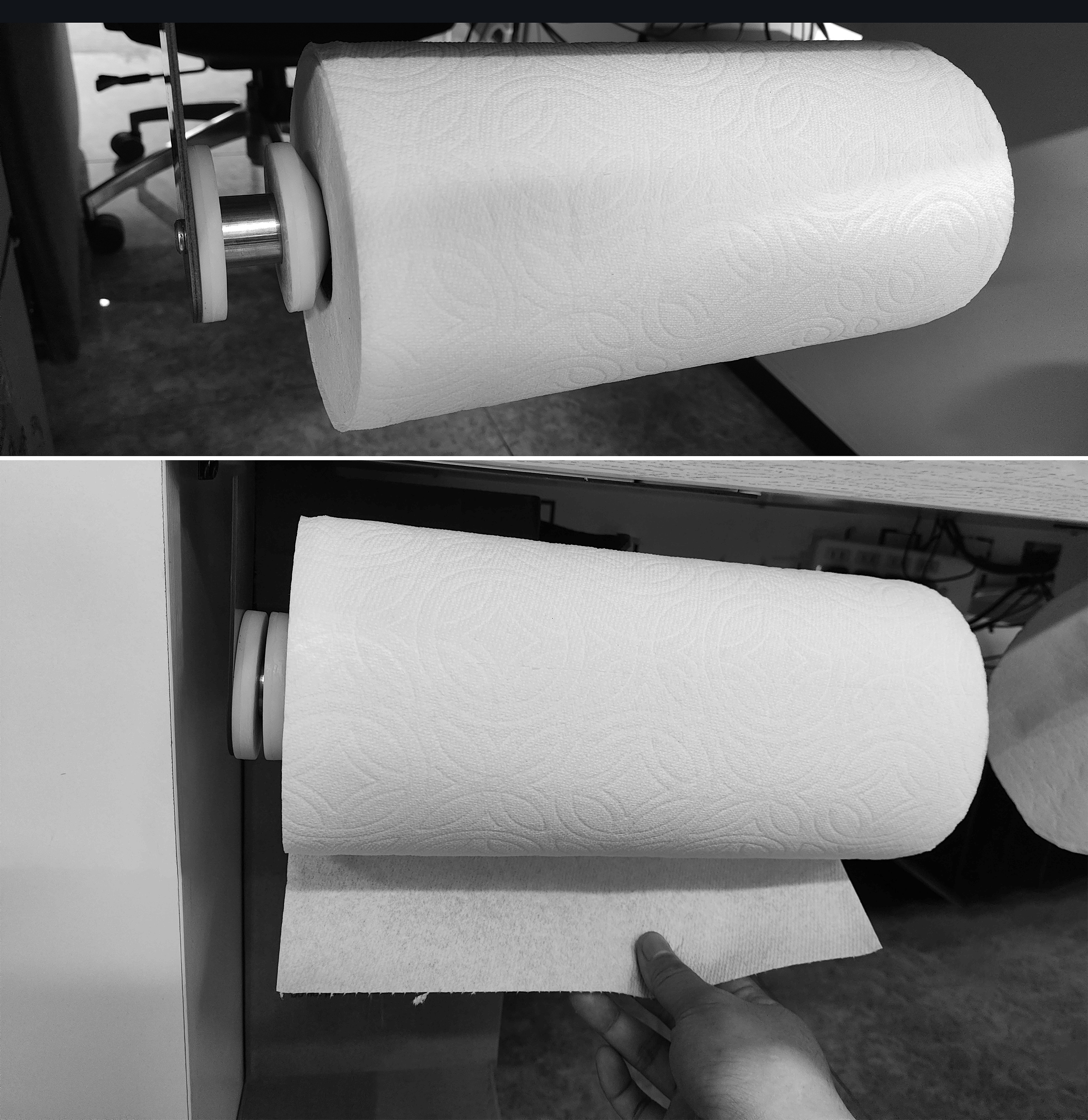 tissue holder, kitchen tissue, vertical tissue holder, magnetoresistive tissue holder，