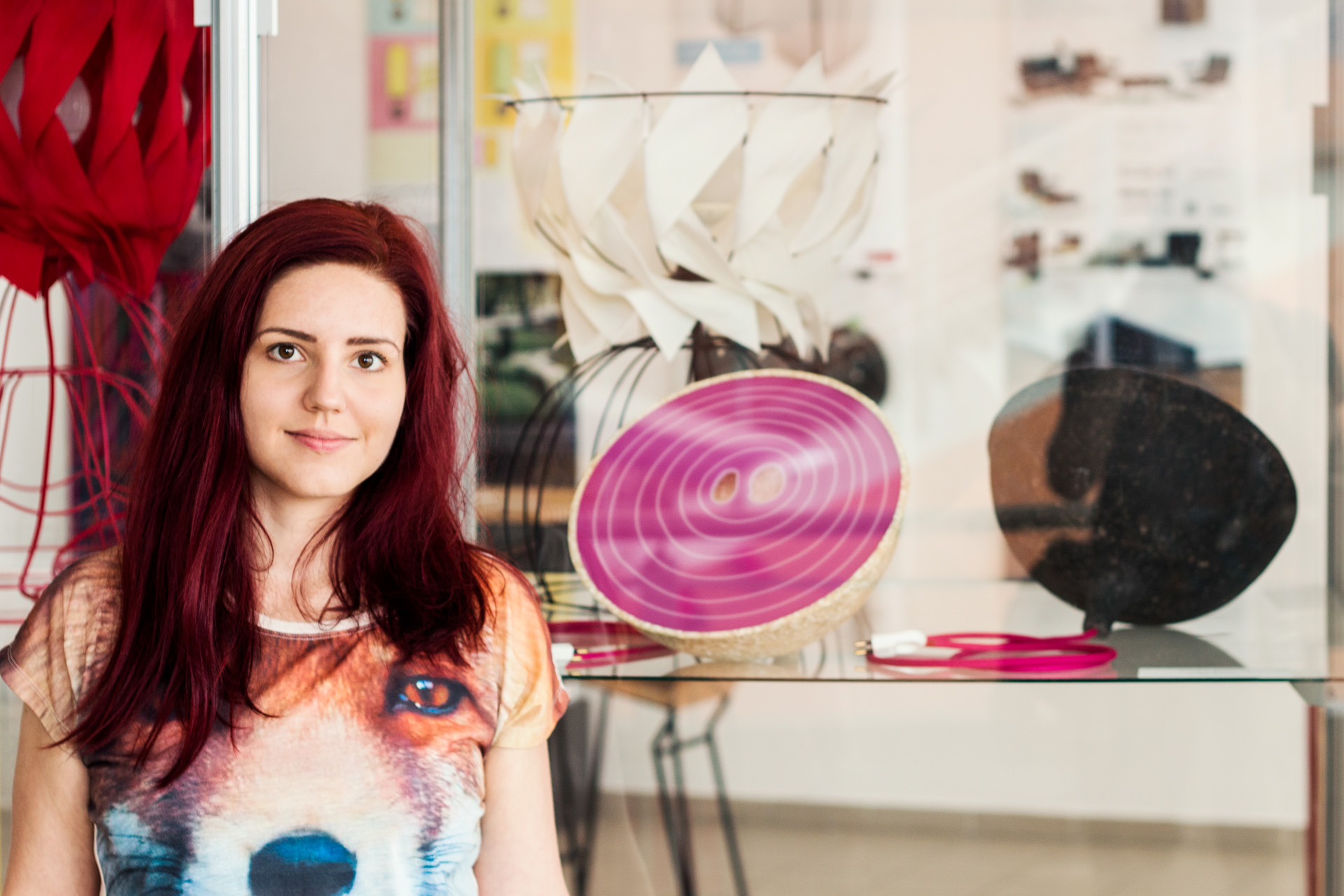 originality，environment protection，Recycled paper lamp，