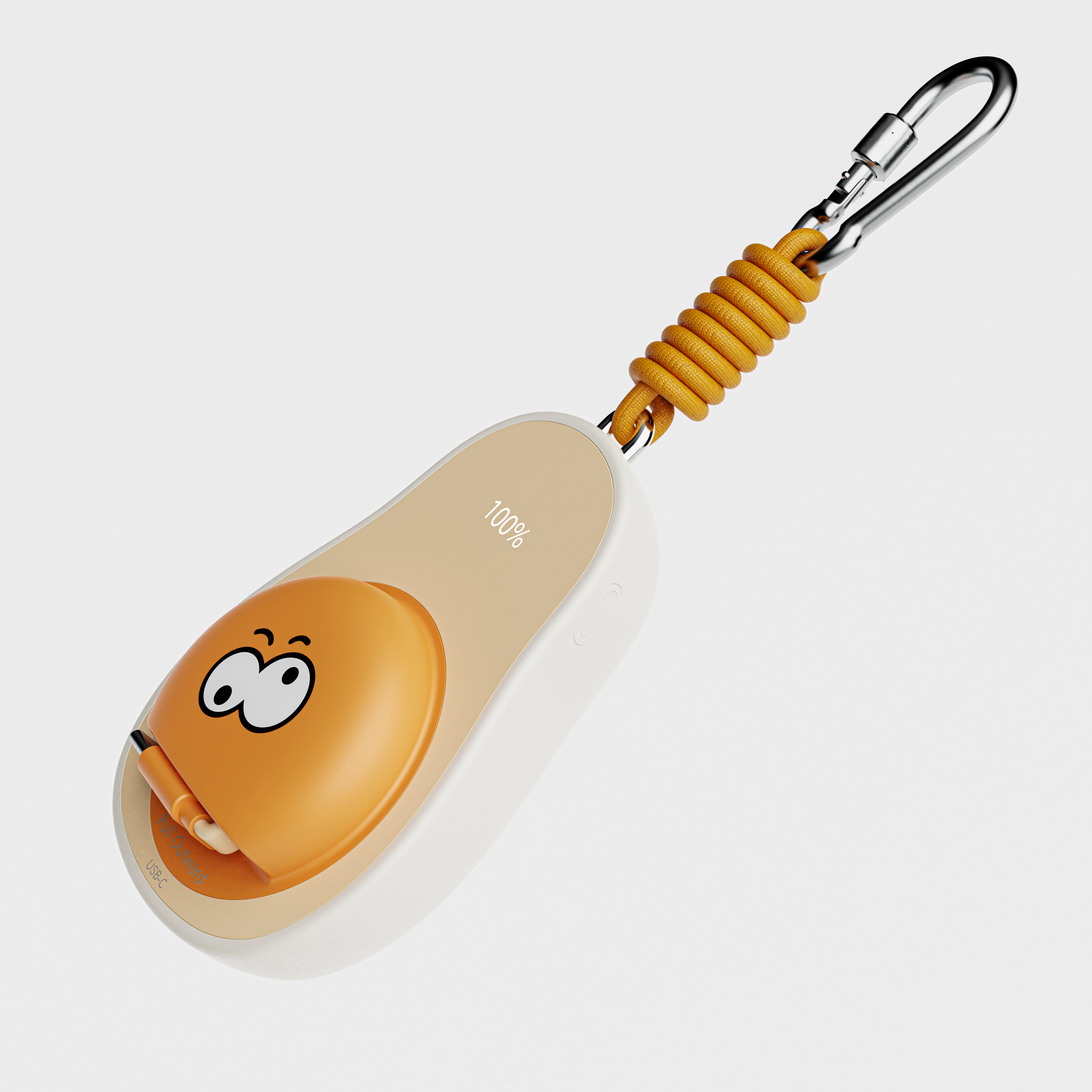 avocado，portable battery，flexible wire，lovely，fashion，3C products，