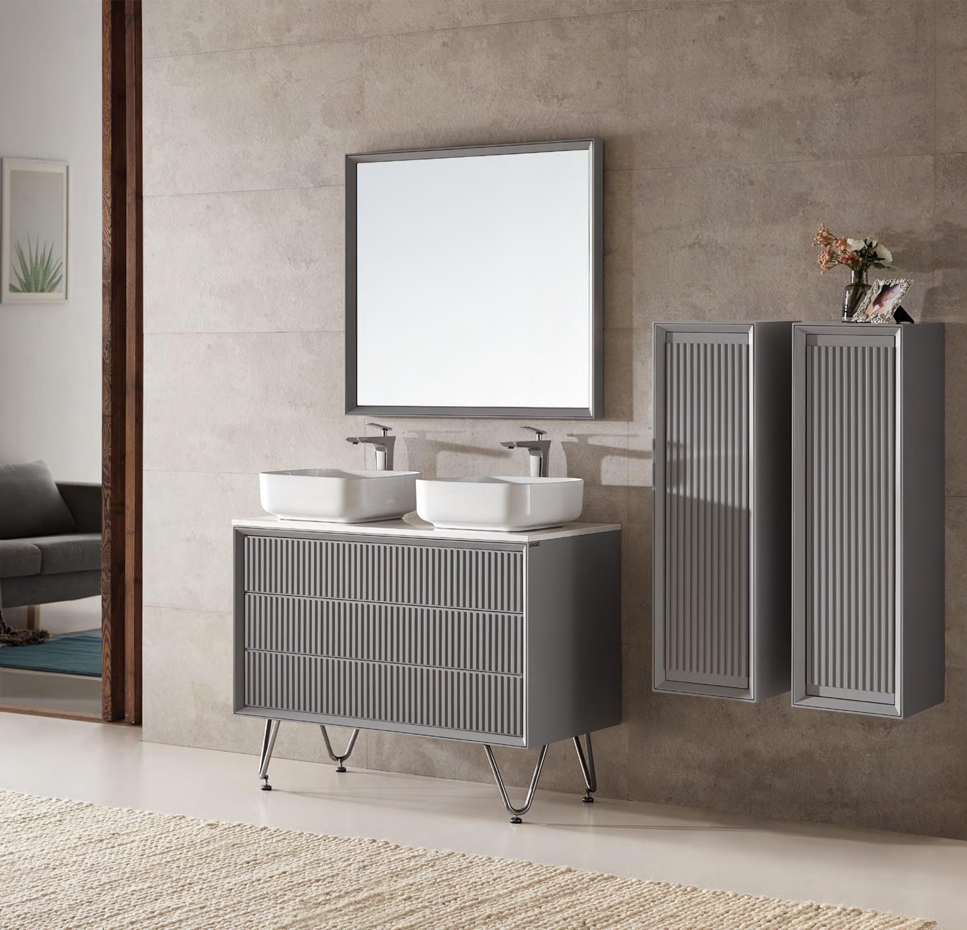 Bathroom cabinet design，Home design，product design，Minimalist bathroom cabinet，