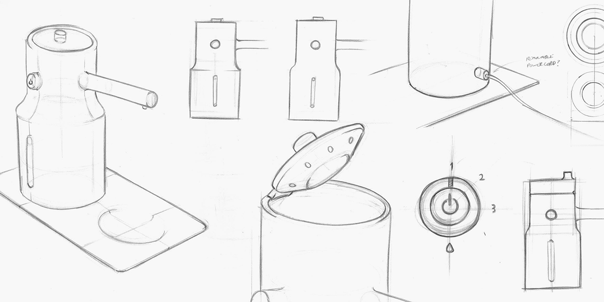 product design，Simplicity，Coffee machine，Branch，