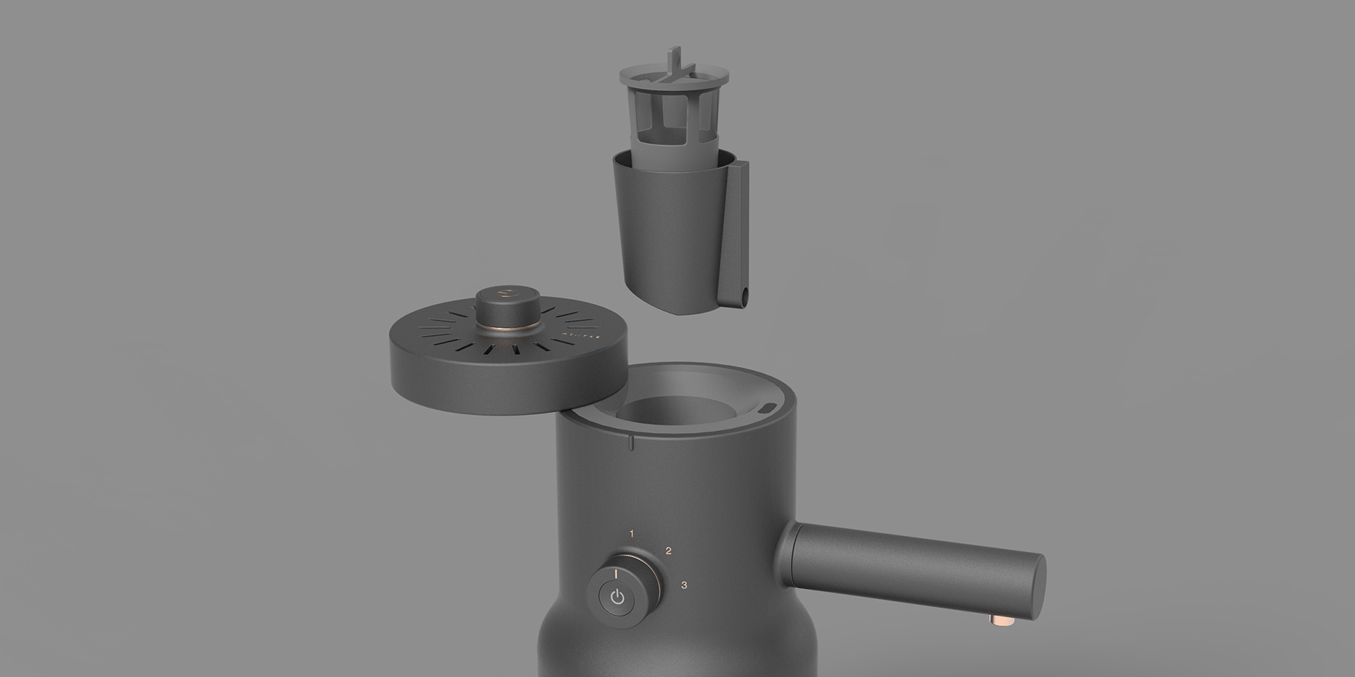 product design，Simplicity，Coffee machine，Branch，