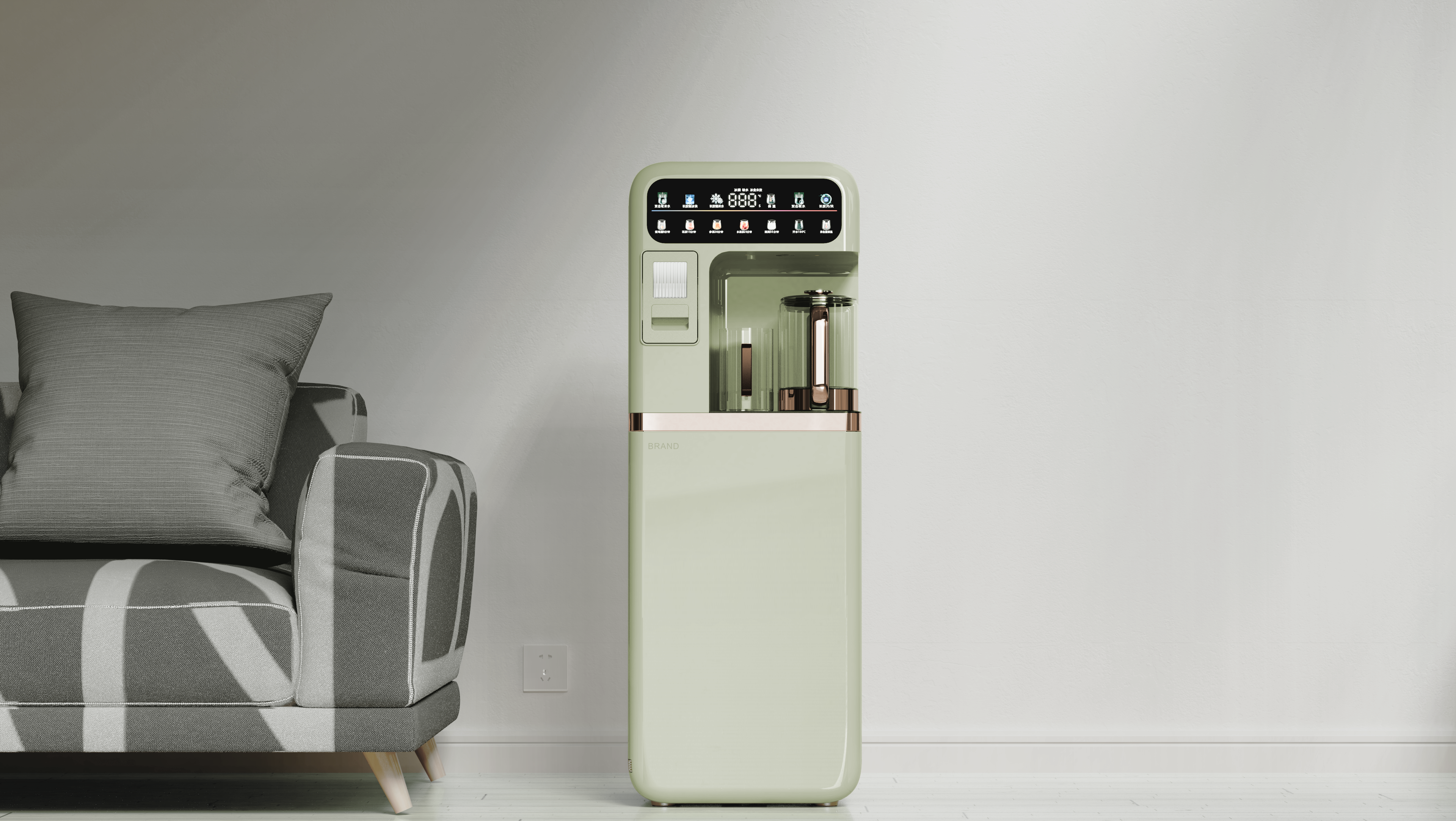 Ice tea bar machine, tea bar machine, tea bar water dispenser, ice machine，