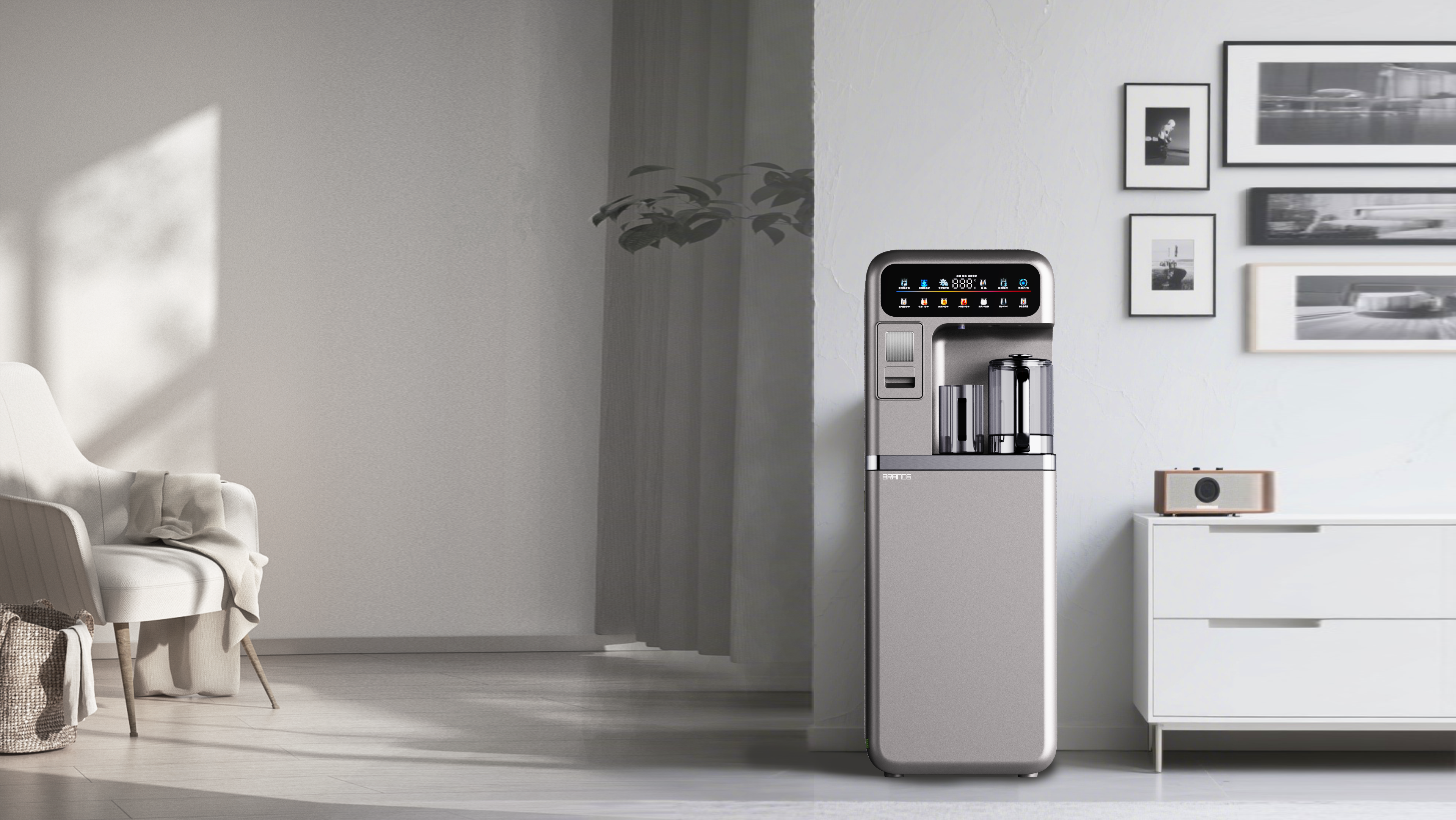 Ice tea bar machine, tea bar machine, tea bar water dispenser, ice machine，