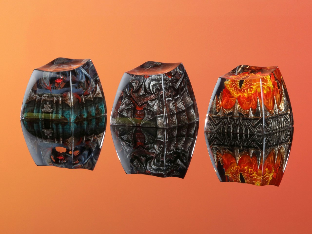 manual mechanical keyboard，Key cap，Around the Ring，Middle-earth theme，Game design，