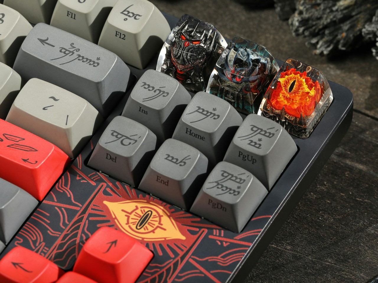 manual mechanical keyboard，Key cap，Around the Ring，Middle-earth theme，Game design，