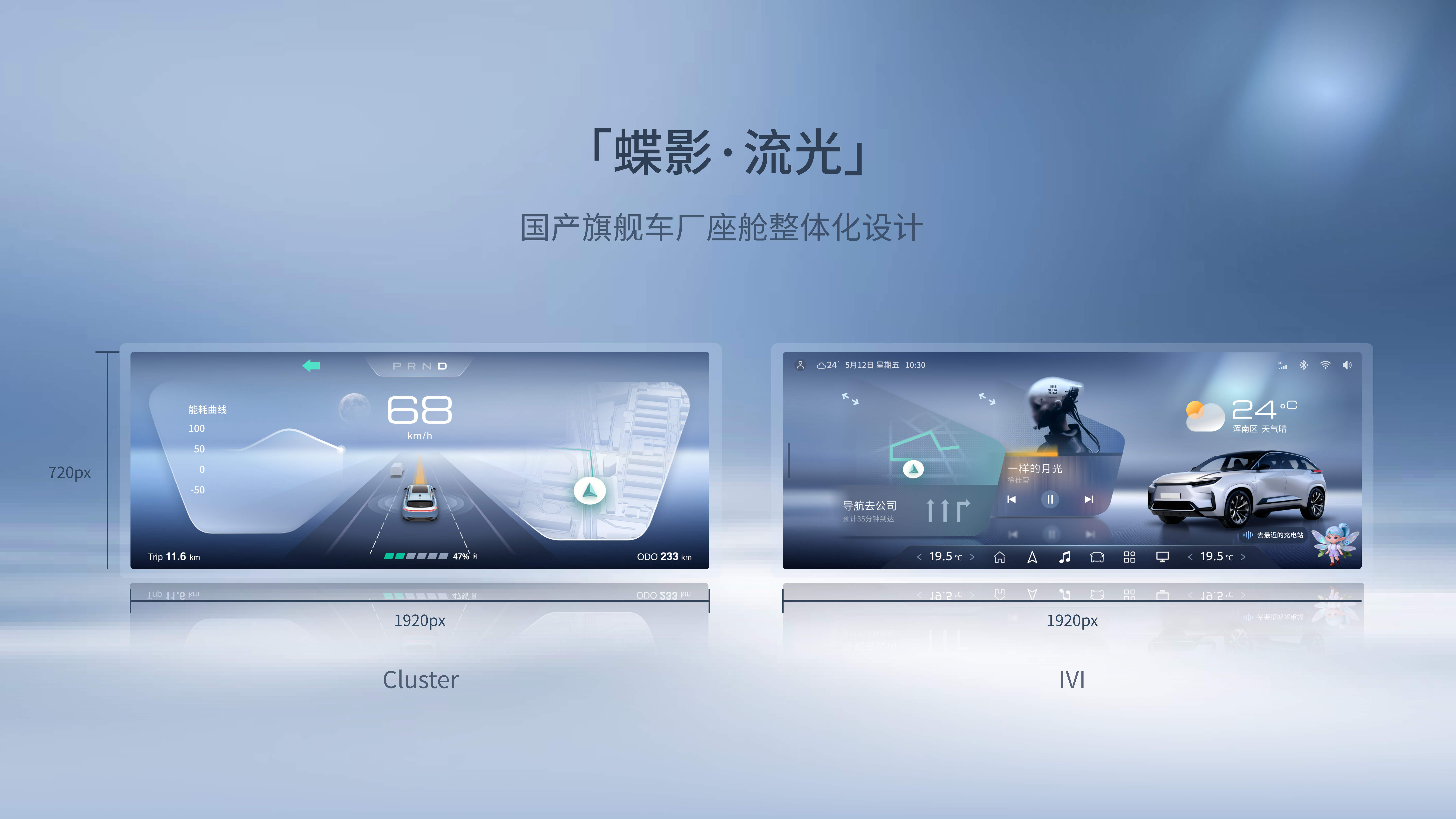 Concept Design, Smart Cockpit, Visual Design, Interaction Design，