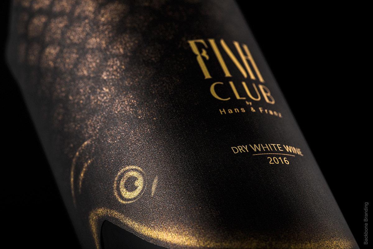 Fish Club Wine，packing design，Bionics Design ，