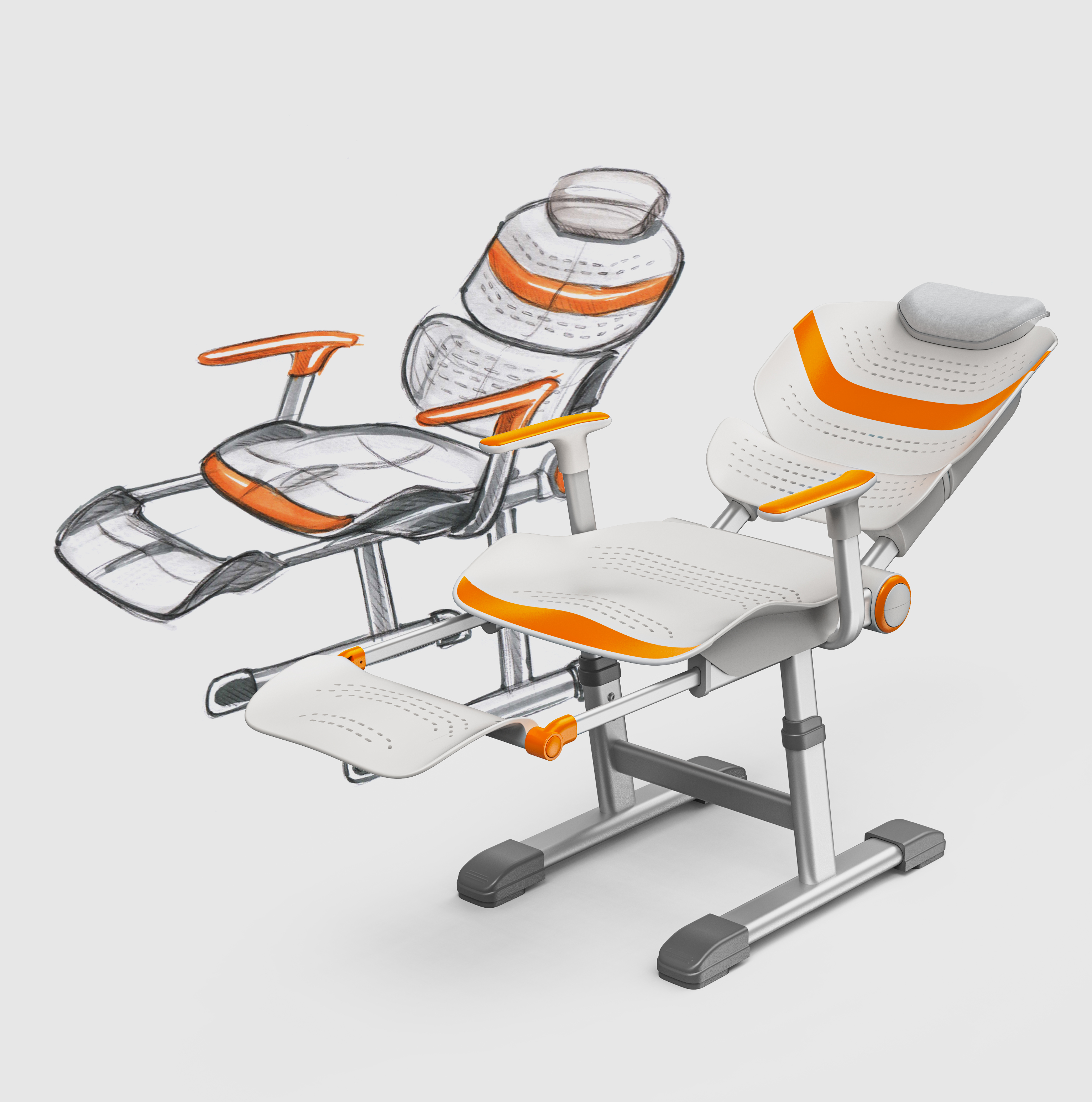 Student desks and chairs，Appearance design，Home furniture design，Tables and chairs，Ergonomics，practical and reasonable，