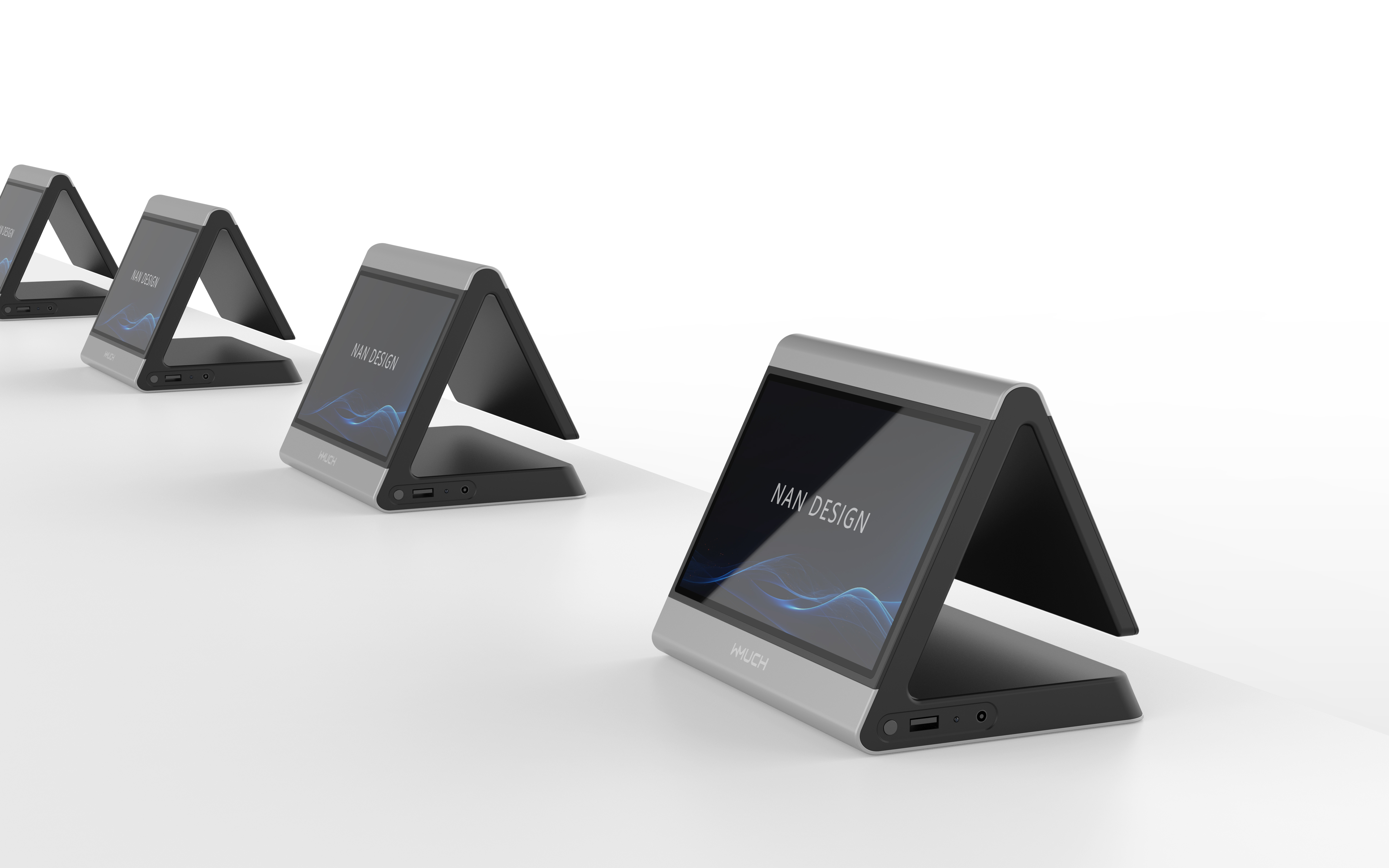 Paperless office，Electronic table card，Intelligent conference，triangle shape，Digital intelligence，