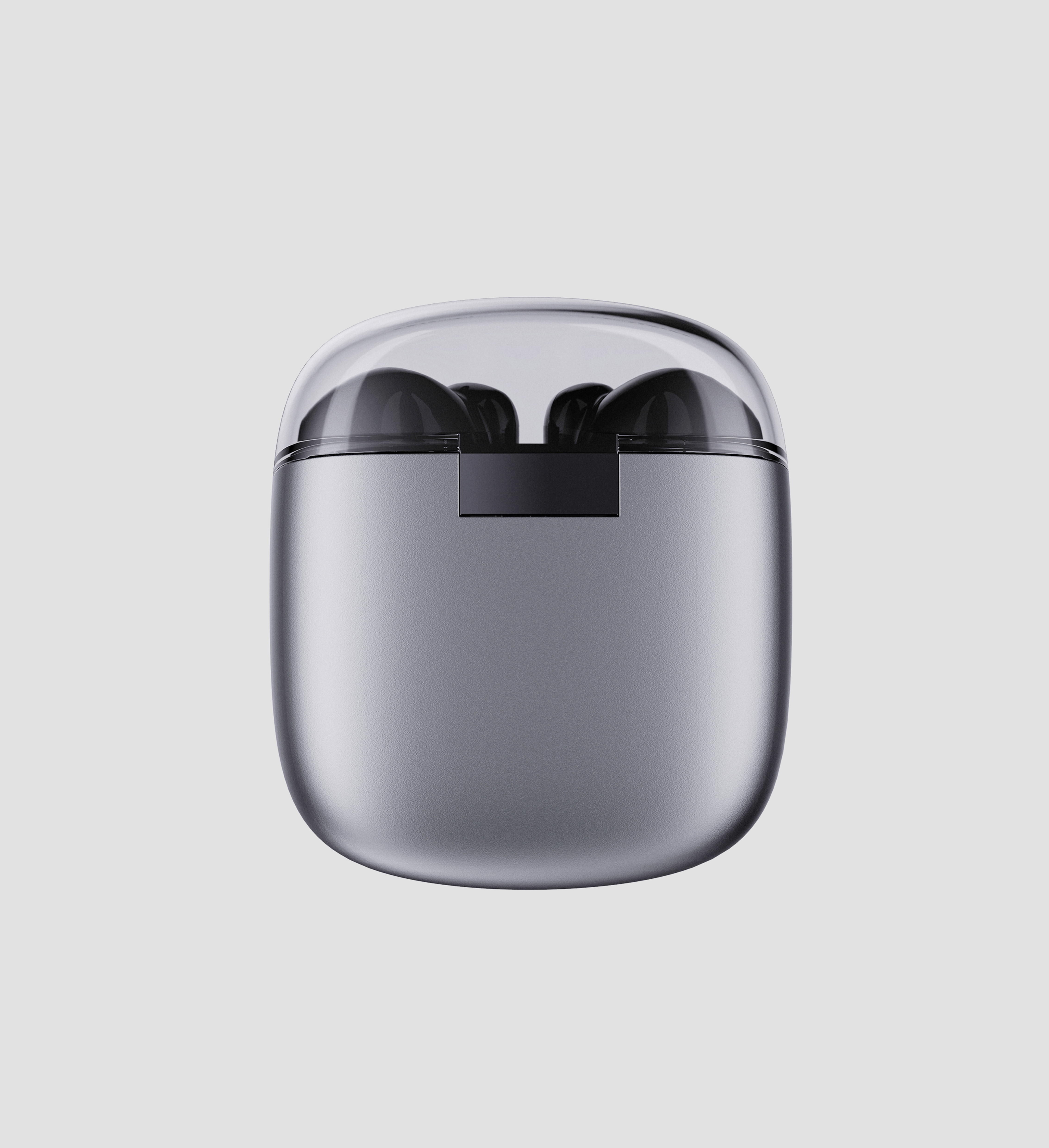 TWS headset，Transparent element，Metallic texture，science and technology，