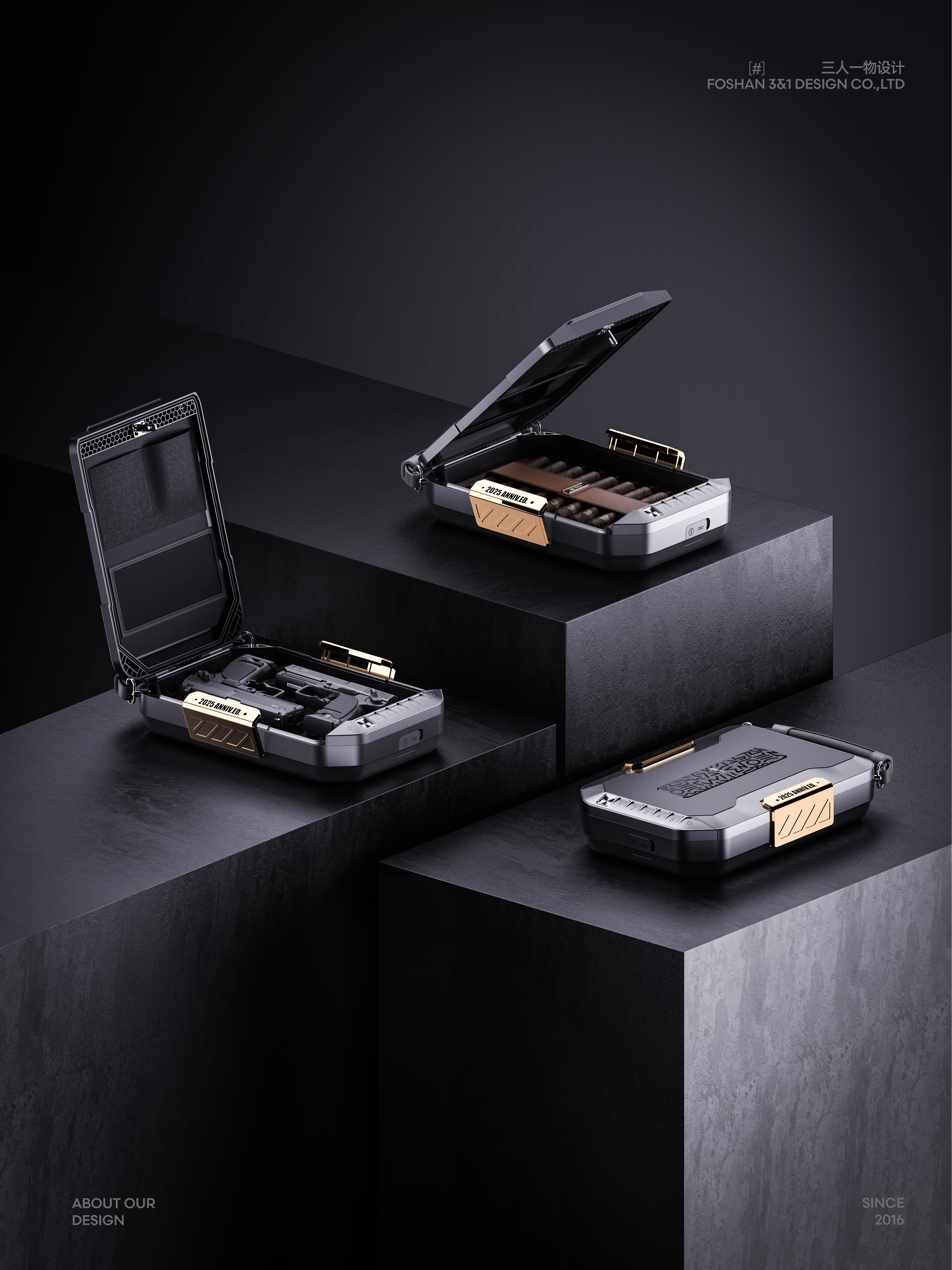 Pistol Safe，product design，industrial design，Functional design，overseas market，