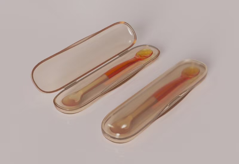 Mud Scraper，complementary spoon，Baby Care，silica gel，