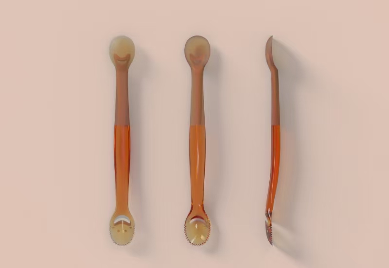 Mud Scraper，complementary spoon，Baby Care，silica gel，