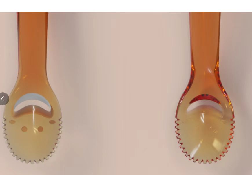 Mud Scraper，complementary spoon，Baby Care，silica gel，