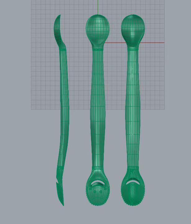 Mud Scraper，complementary spoon，Baby Care，silica gel，