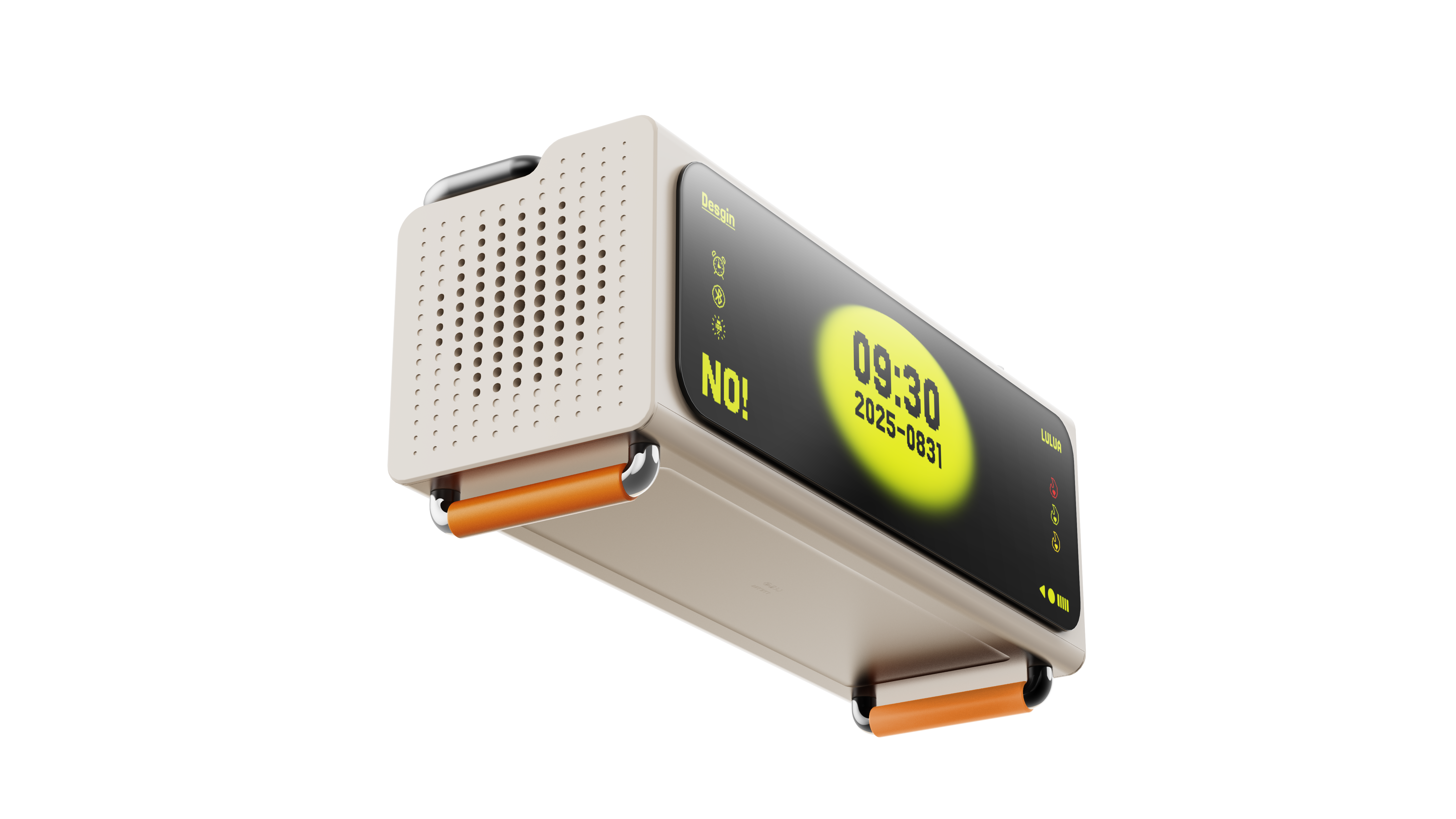 industrial design, table, stereo, retro, pixel, minimalist,，