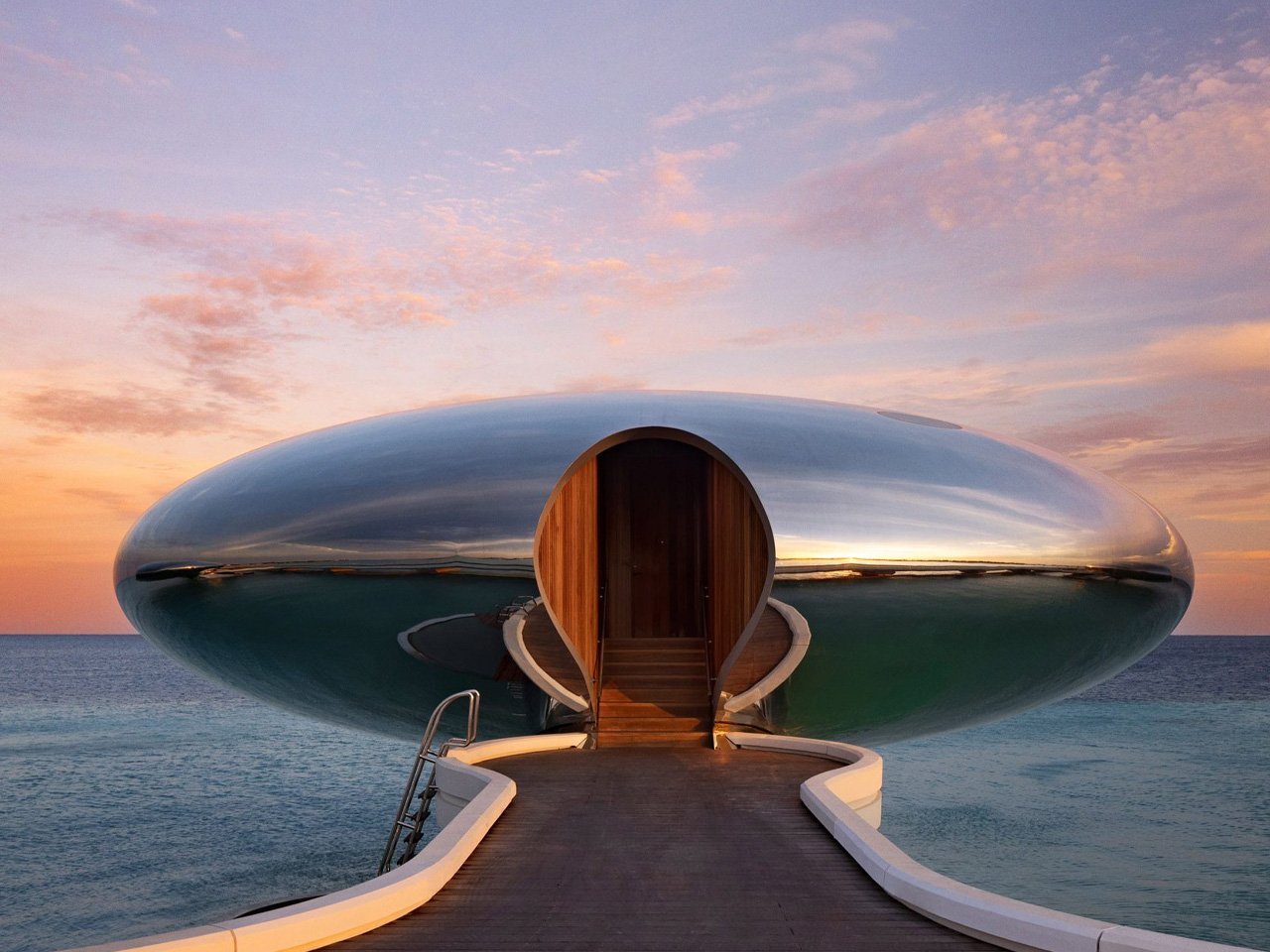 Red Sea Resort，Sustainable design，Solar Mirror House，Zero Carbon Vacation，Swimming pool，