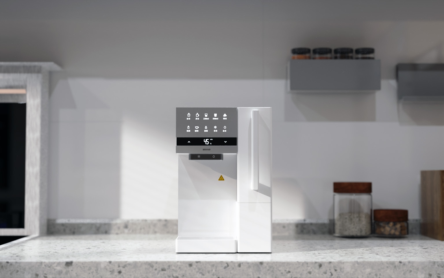 Water purifier，Ice making，household electrical appliances，Simplicity，interactive，