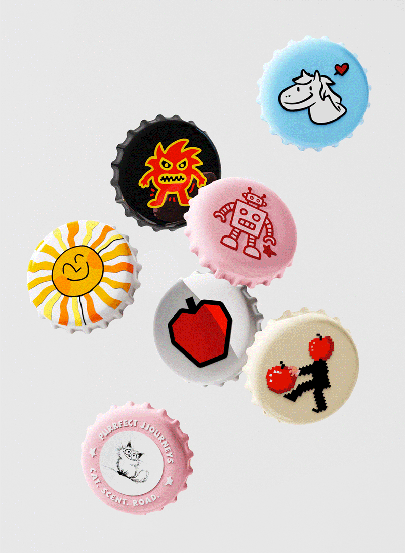 Car Aromatherapy Design of Slow Accompanying Bottle Cap，Slow Fragrance，Zero-to-One Design，product design，industrial design，