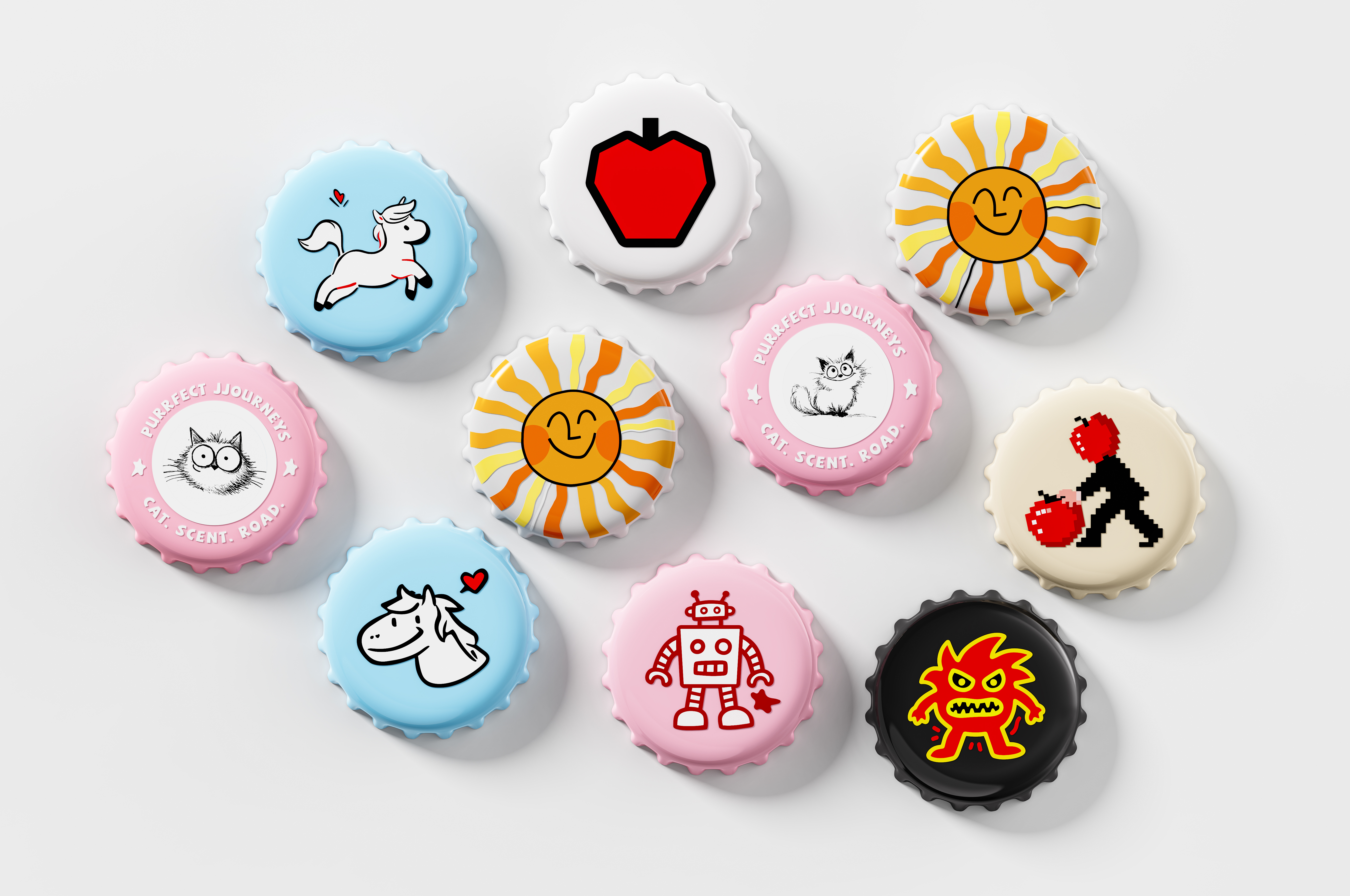 Car Aromatherapy Design of Slow Accompanying Bottle Cap，Slow Fragrance，Zero-to-One Design，product design，industrial design，