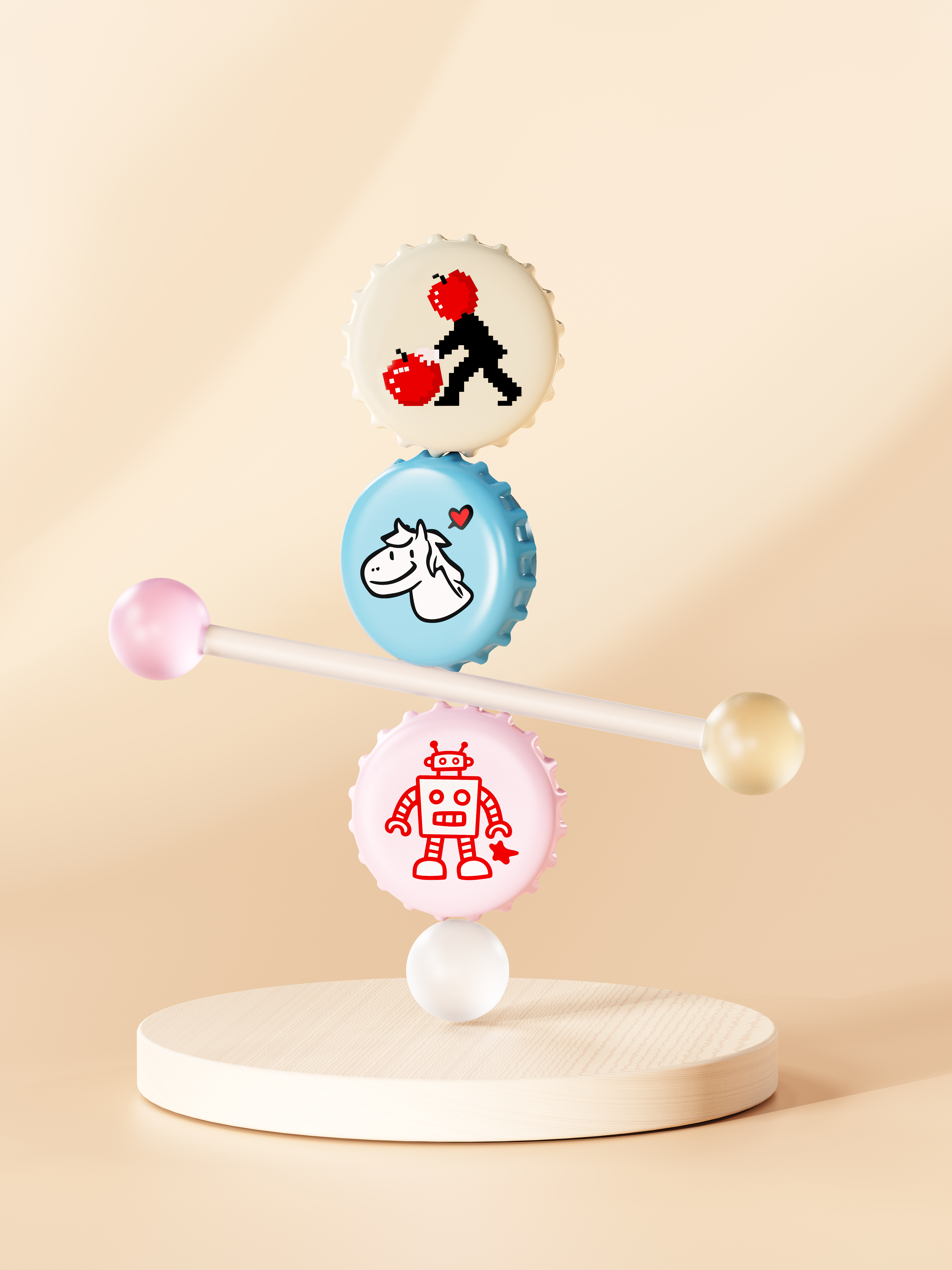 Car Aromatherapy Design of Slow Accompanying Bottle Cap，Slow Fragrance，Zero-to-One Design，product design，industrial design，