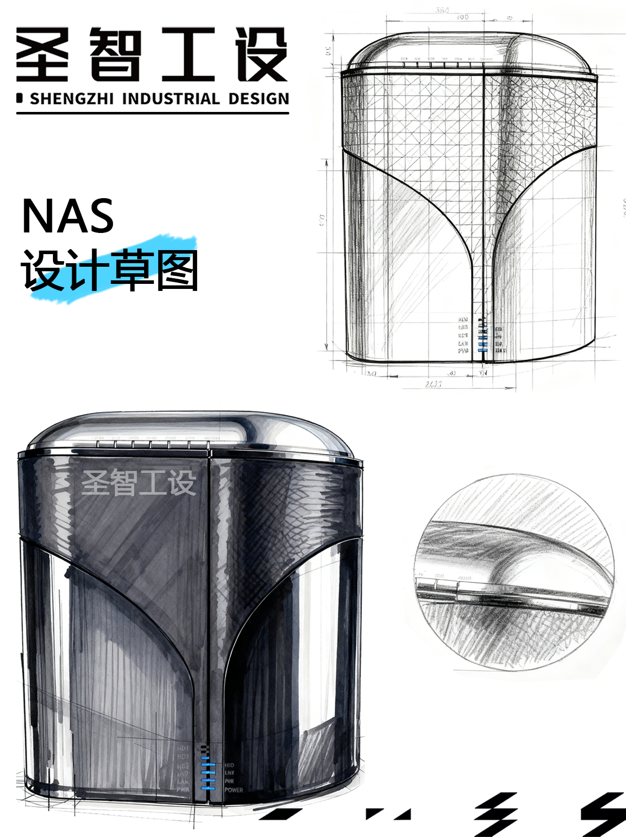 industrial design，product design，Appearance design，Structural design，NAS，